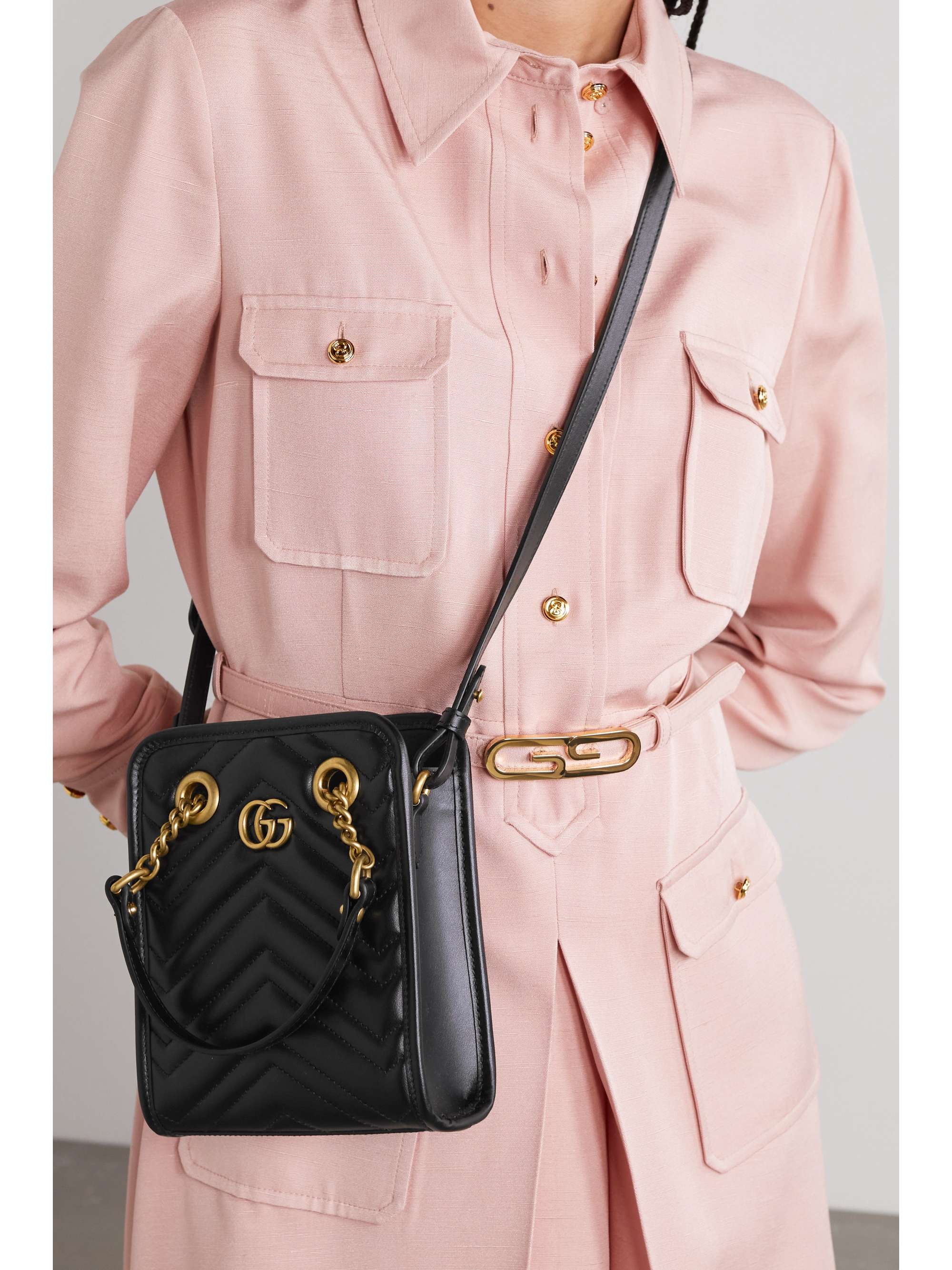 GG Marmont 2.0 quilted leather shoulder bag GG Marmont 2.0 quilted leather shoulder bag