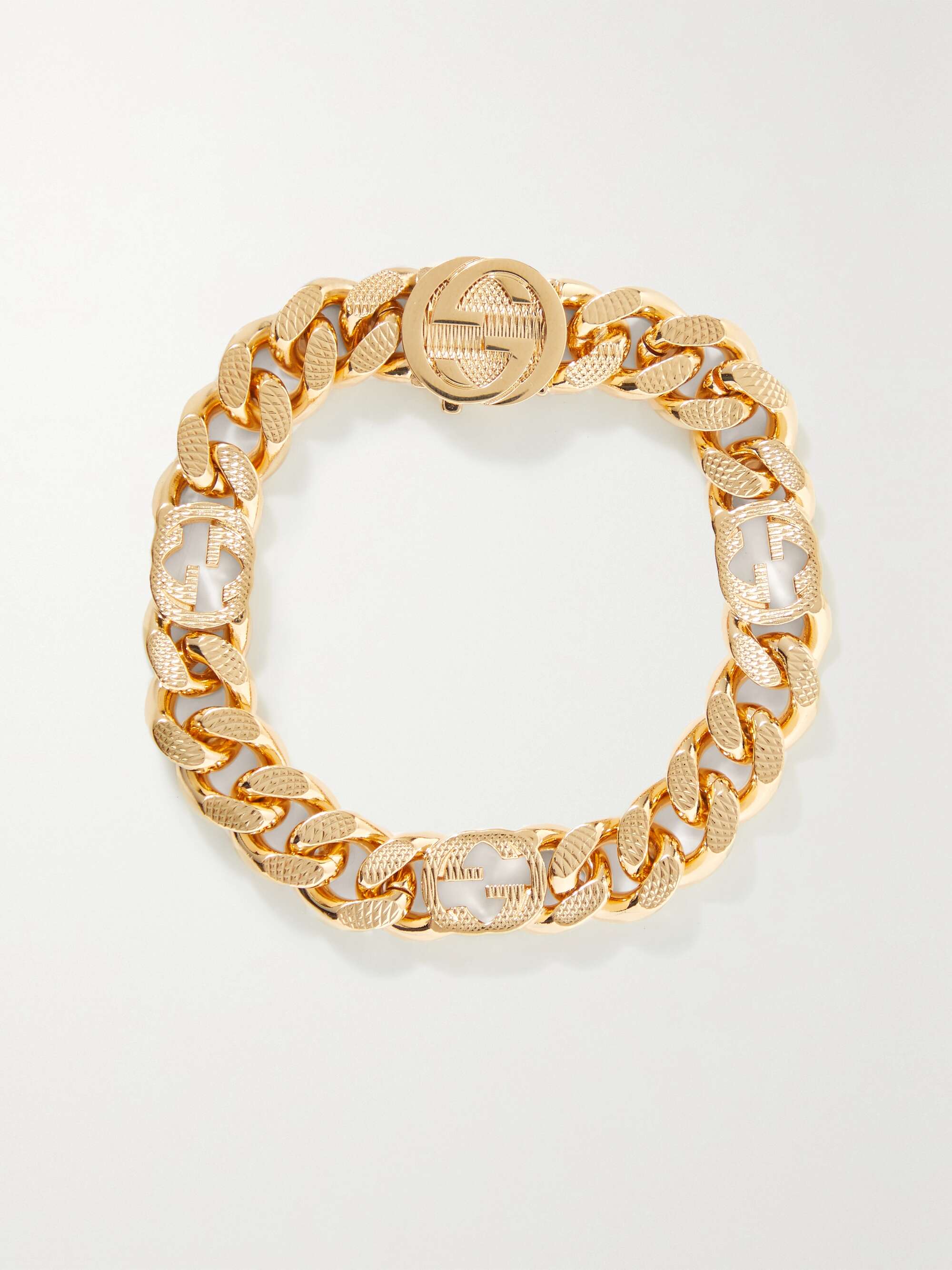 Zuinig Ik was mijn kleren Geurloos GUCCI Gold-tone bracelet | NET-A-PORTER