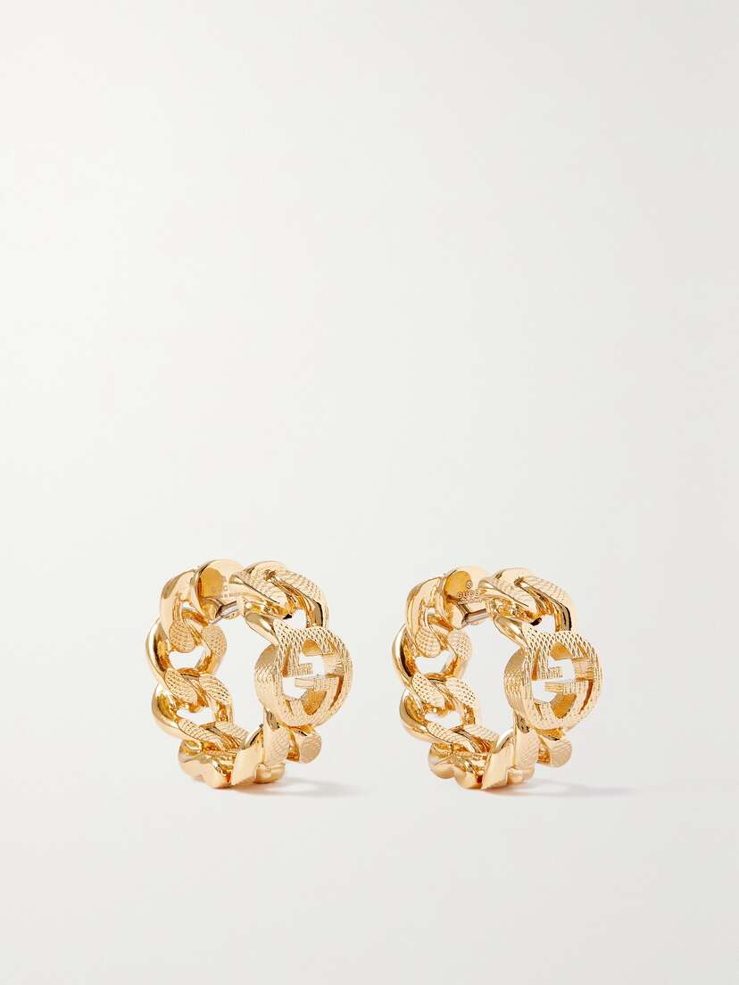 Gucci tone Hoop Earrings