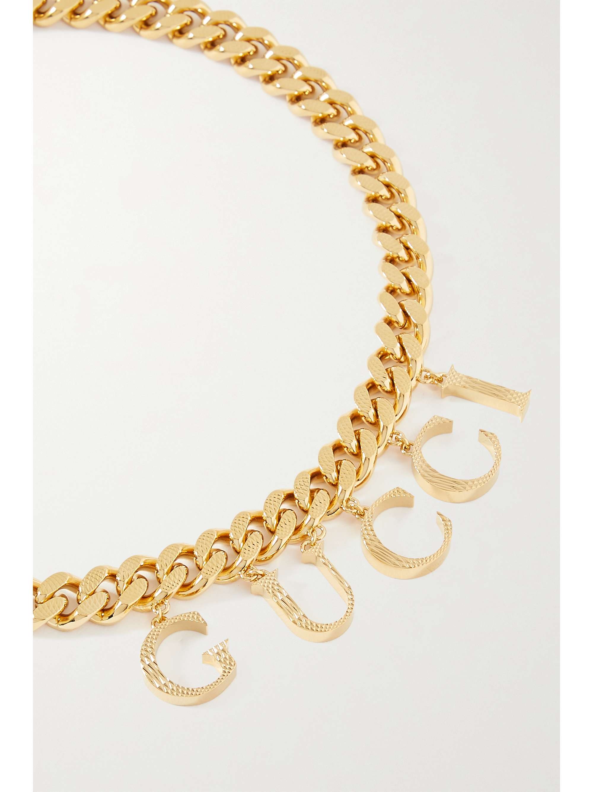 GUCCI Goldtone necklace NETAPORTER