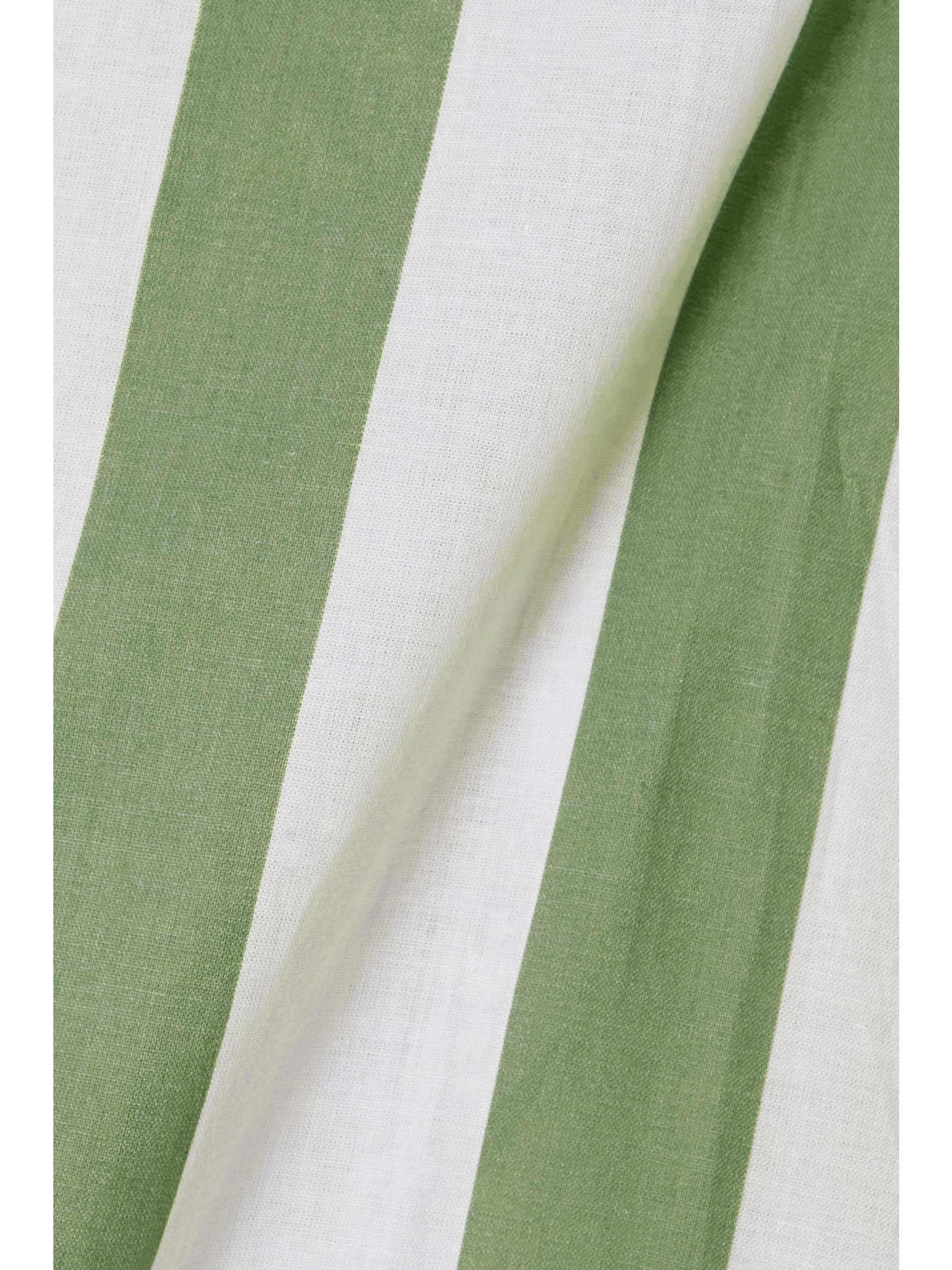 HONNA + NET SUSTAIN striped organic cotton-voile robe