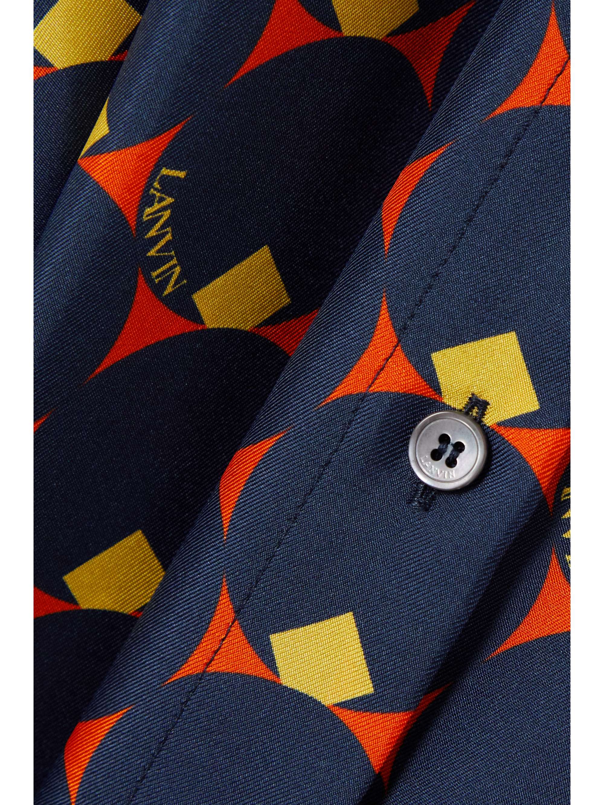 LANVIN Printed silk blouse