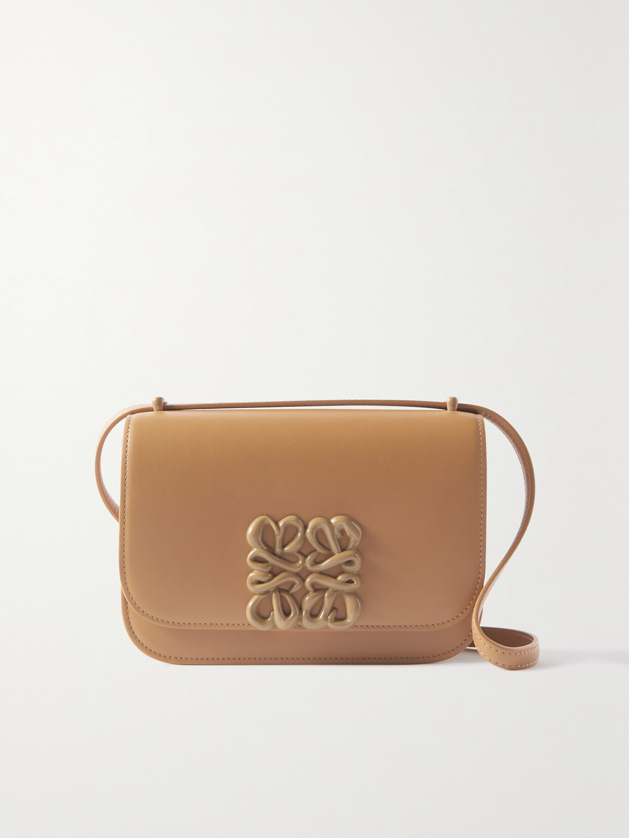Loewe Goya Small Leather Shoulder Bag In Neutrals | ModeSens