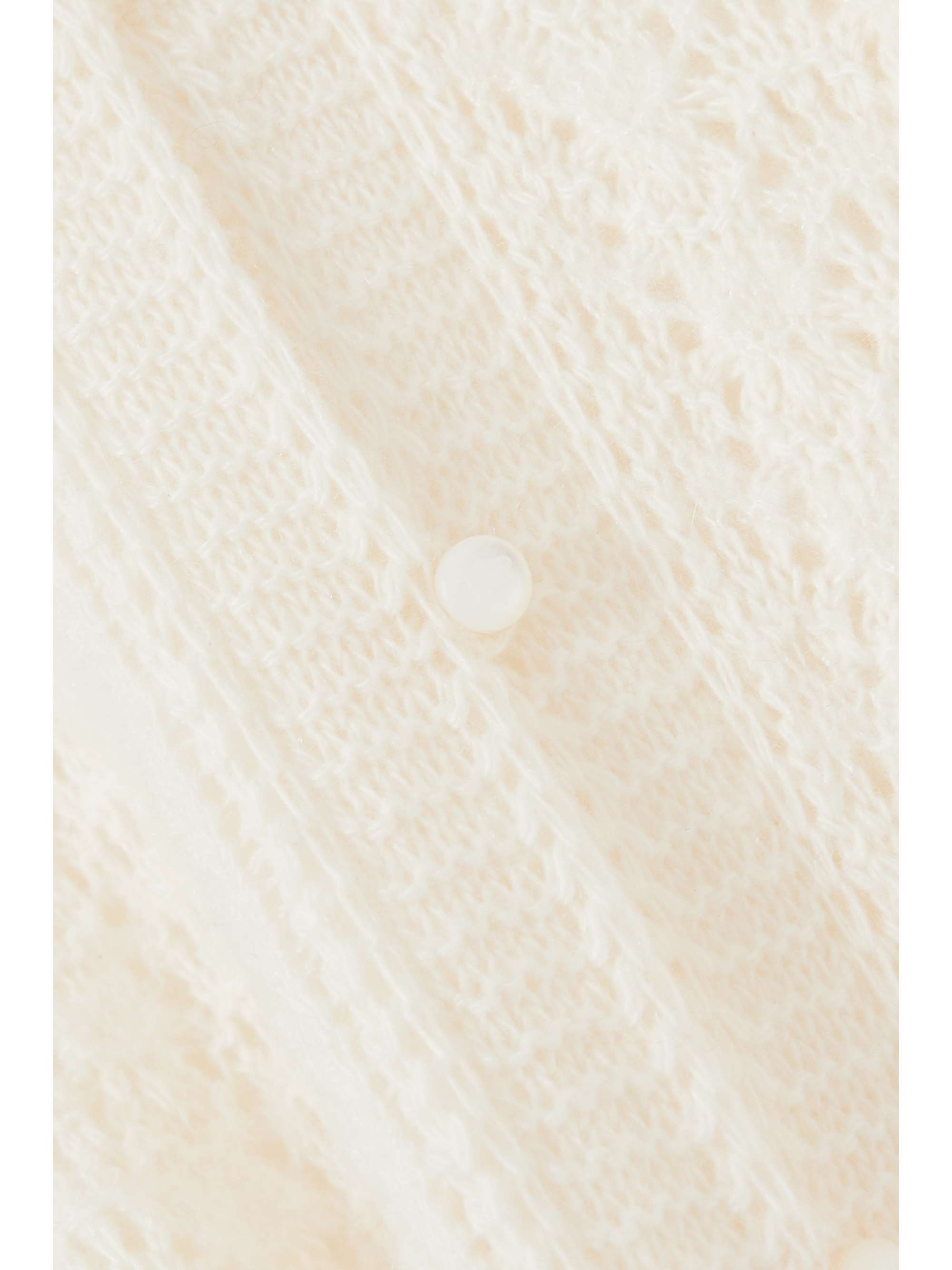 White Abito Monviso openknit cashmere and silkblend maxi dress LORO