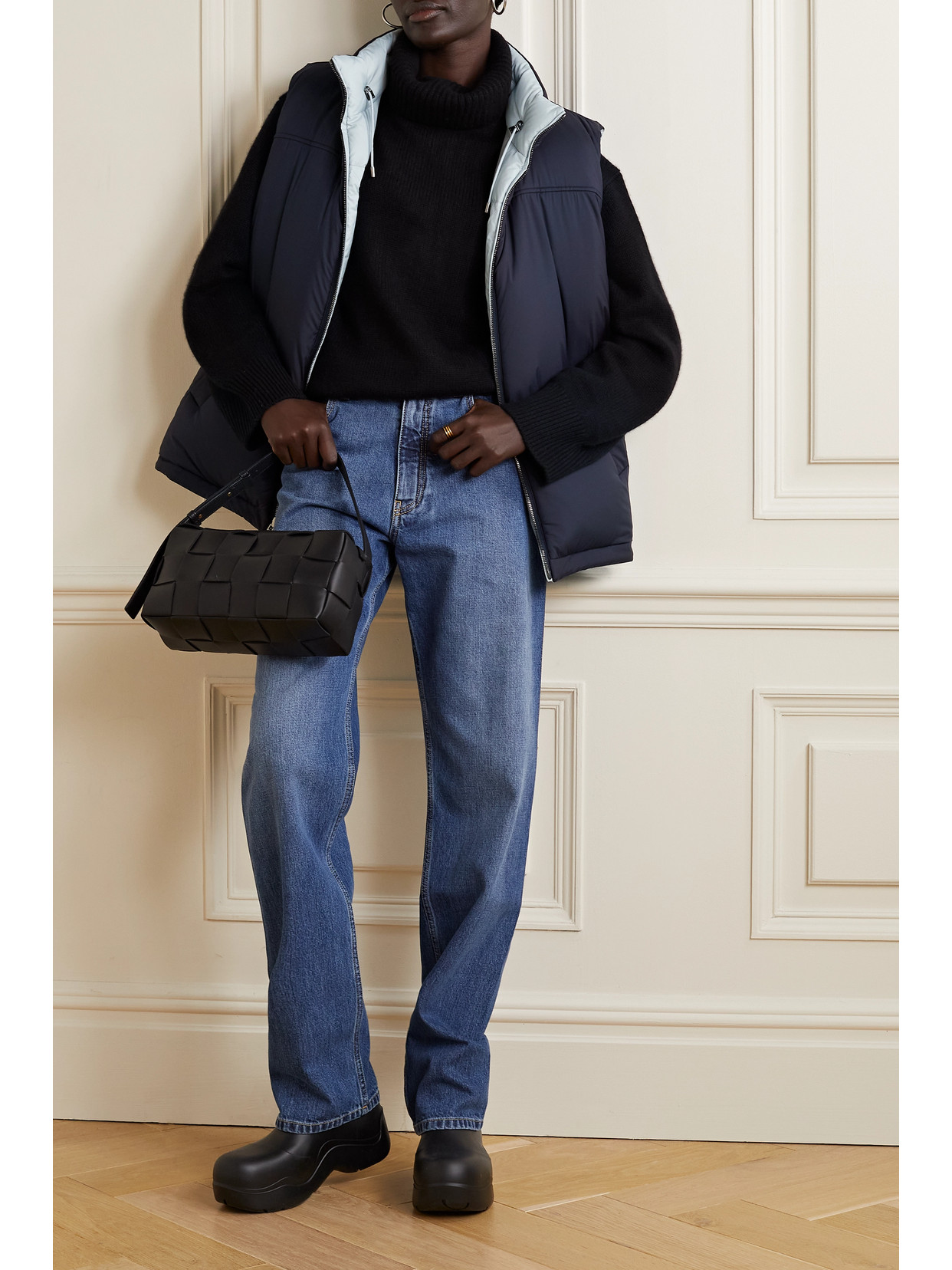 Loro Piana Silas Reversible Hooded Quilted Shell Down Gilet In Blue