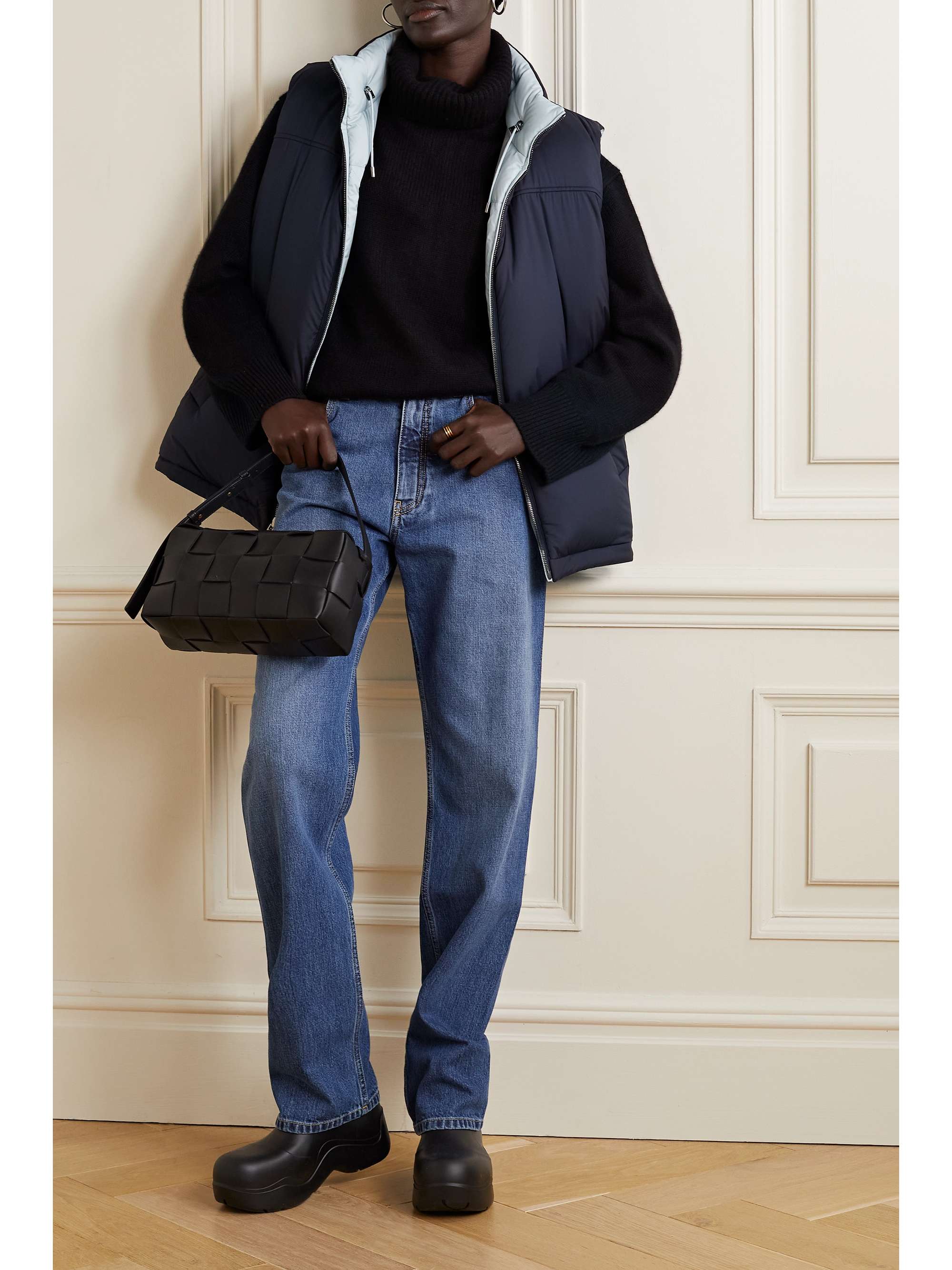 LORO PIANA Silas reversible hooded quilted shell down gilet
