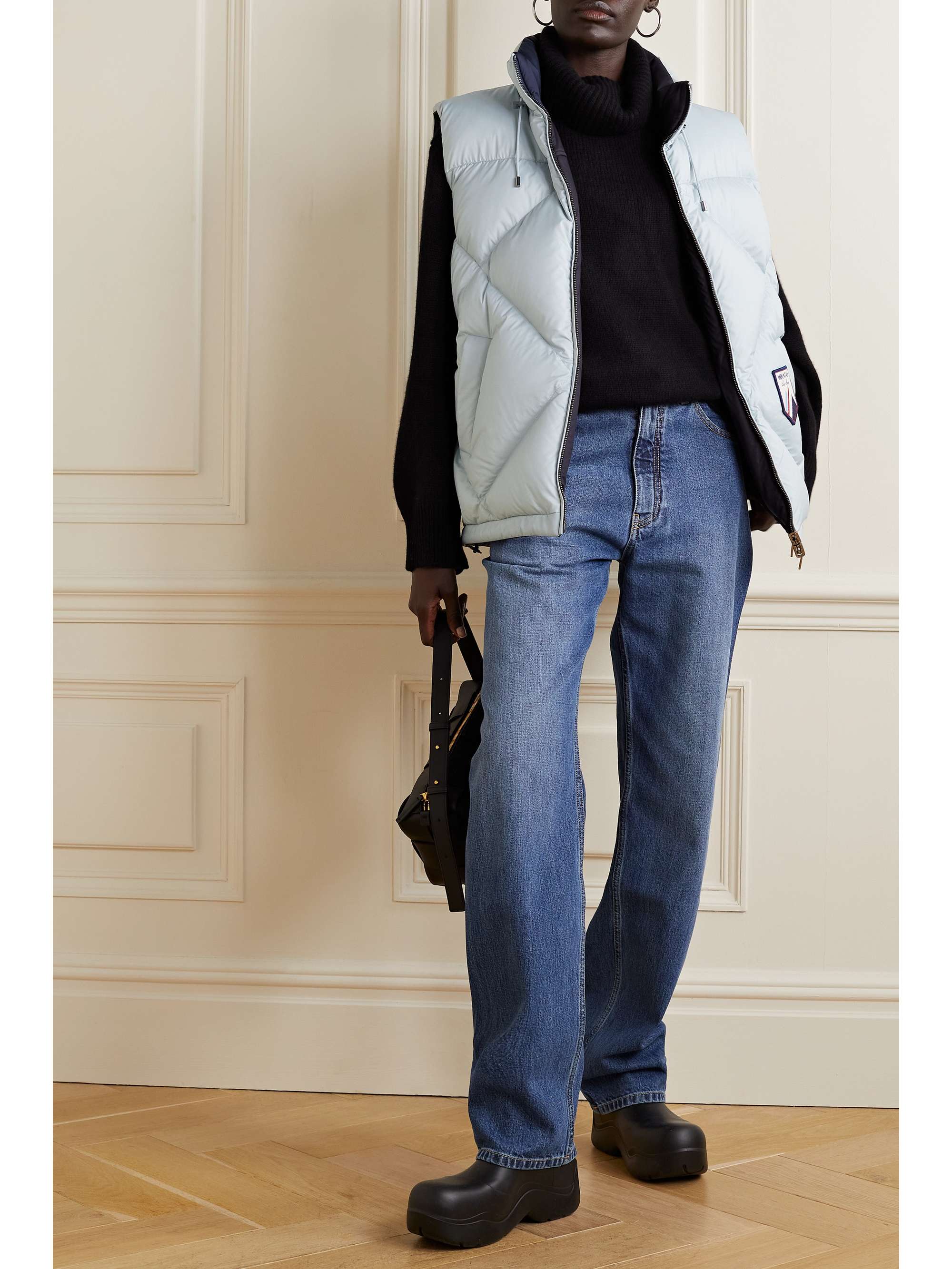 LORO PIANA Silas reversible hooded quilted shell down gilet