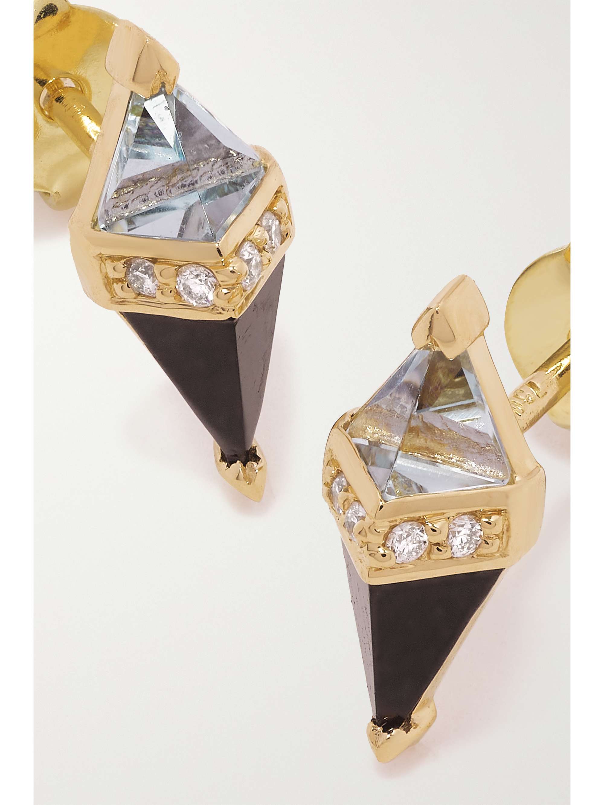 SORELLINA Pietra 18-karat gold multi-stone earrings