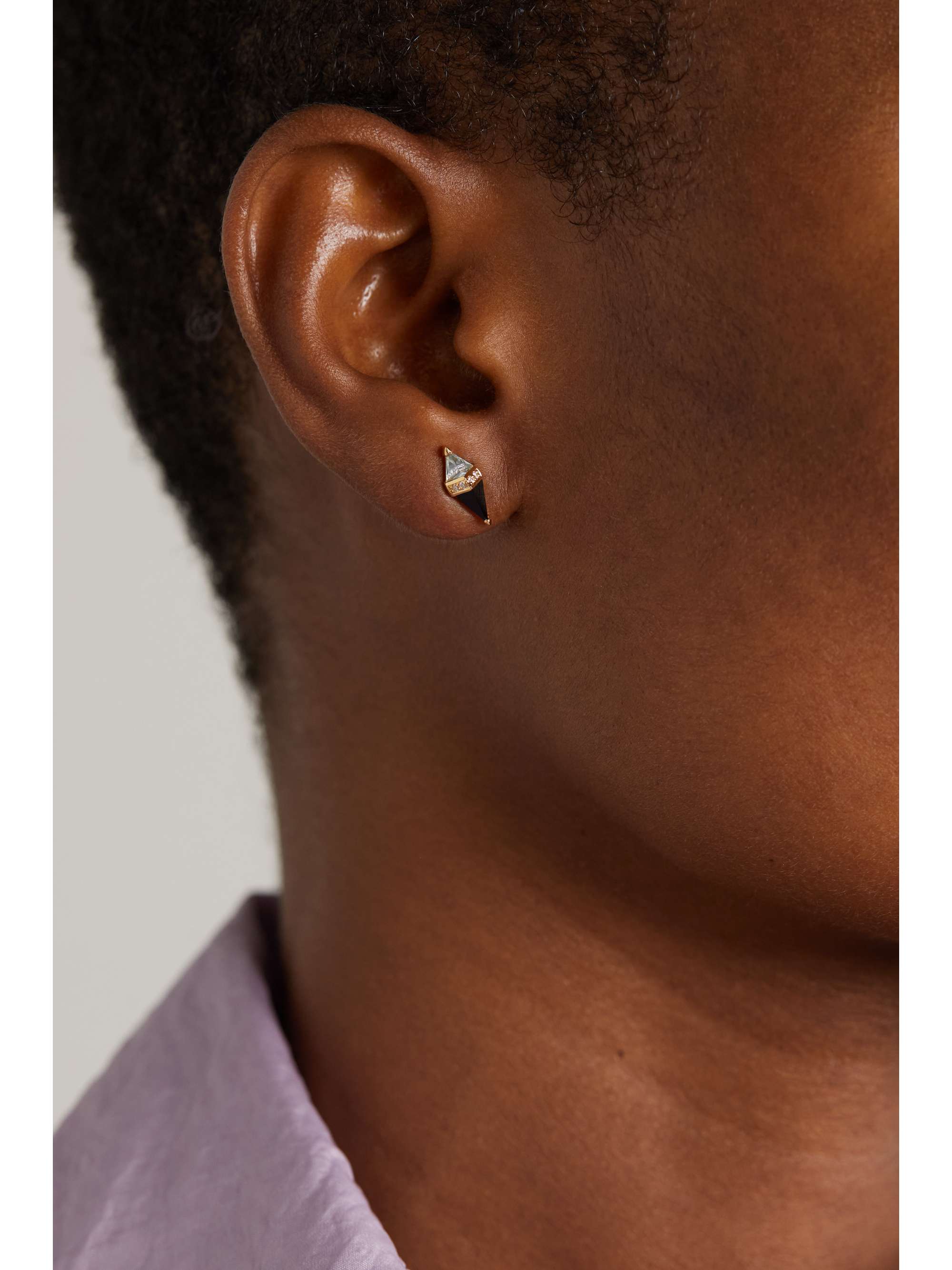 SORELLINA Pietra 18-karat gold multi-stone earrings