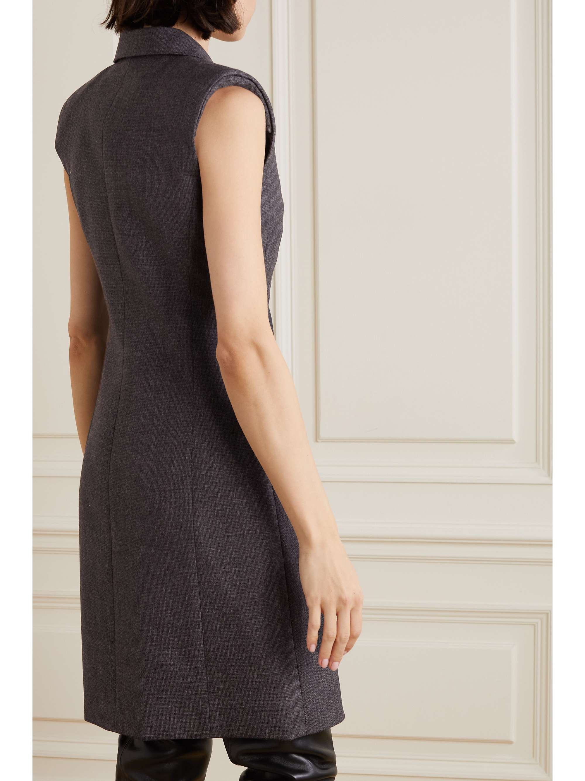 GIVENCHY Double-breasted wool grain de poudre dress