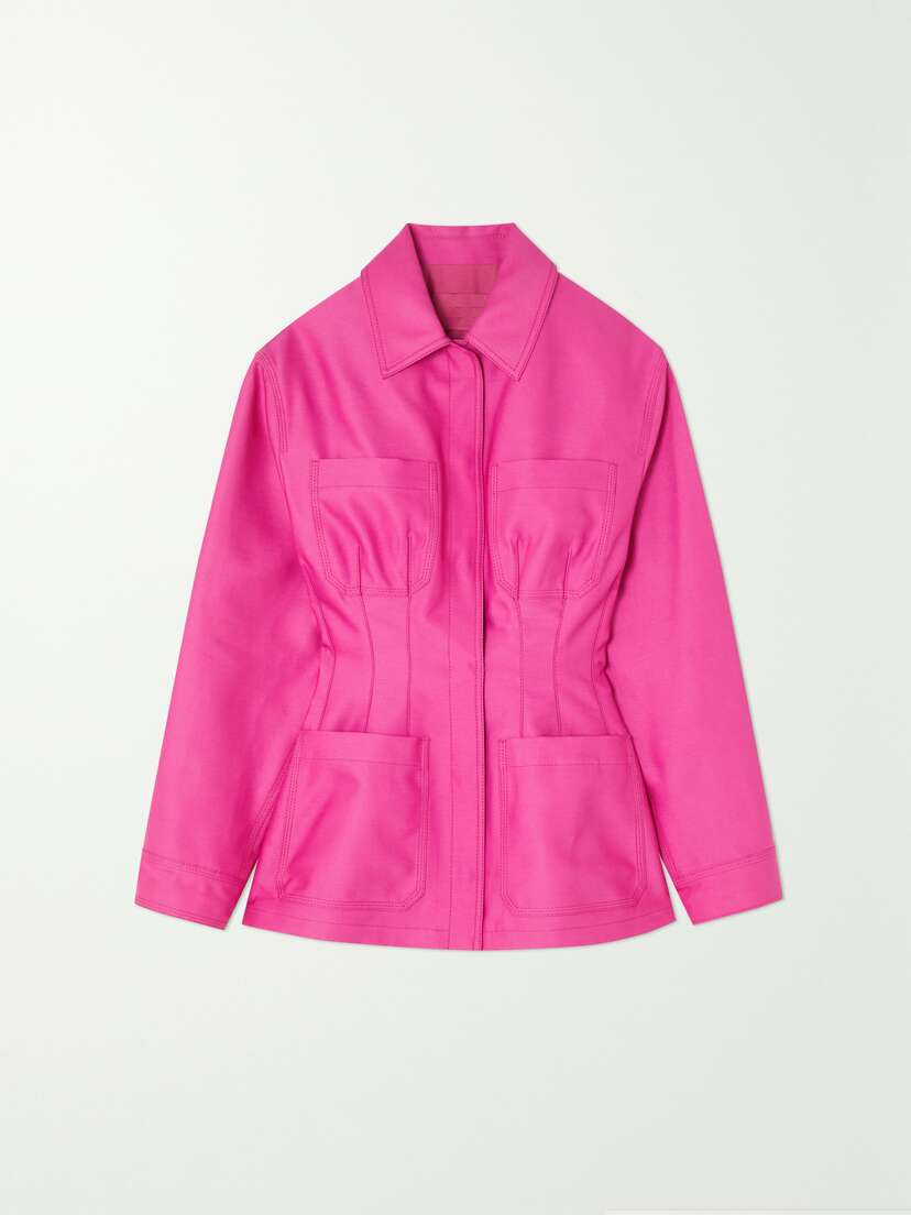 Valentino Garavani Cotton, Wool And Silk-blend Blazer