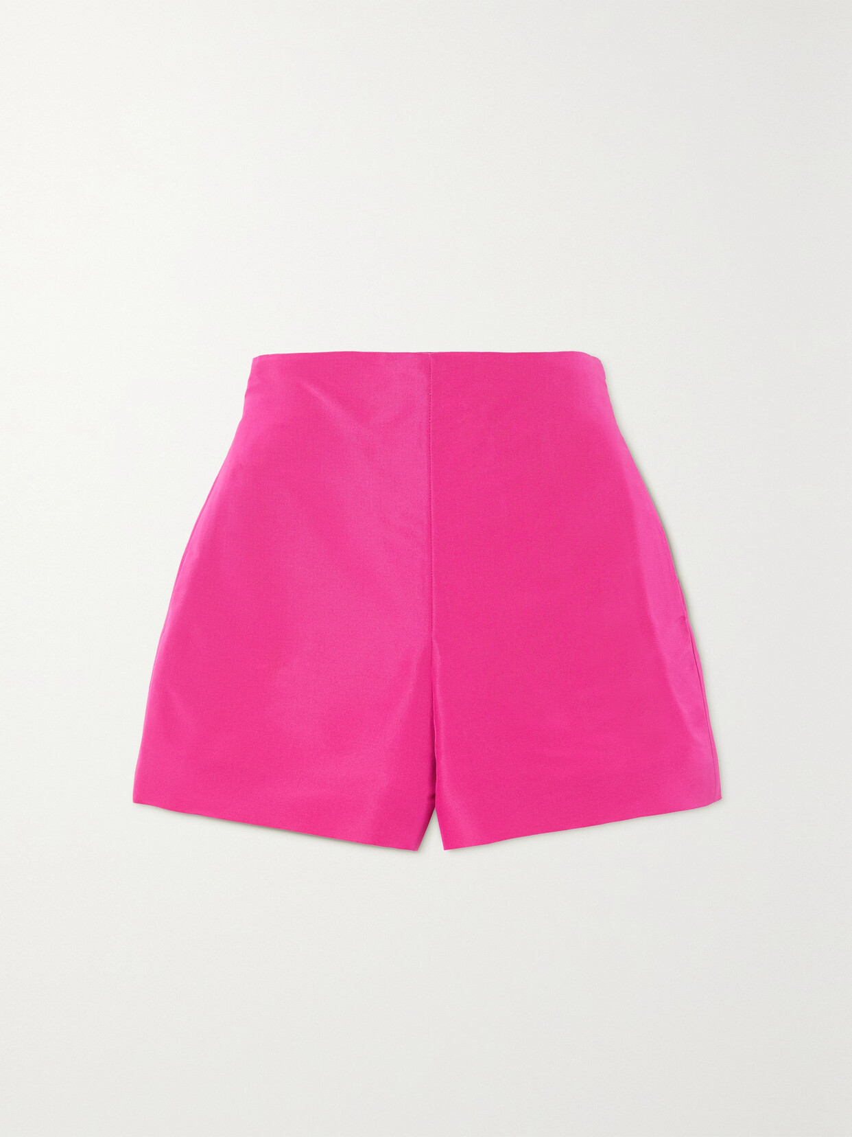 Valentino Garavani Silk-moiré Shorts - Pink