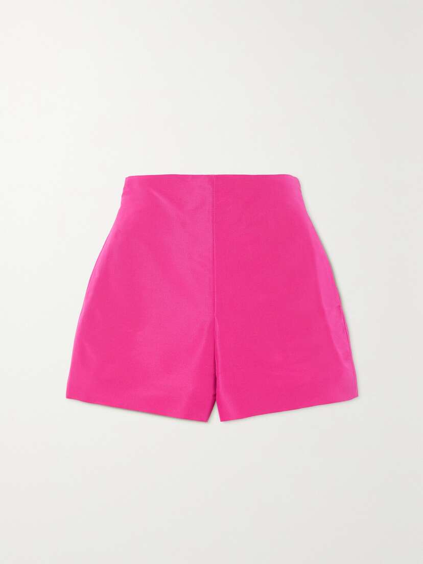 Valentino Garavani Silk-moiré Shorts