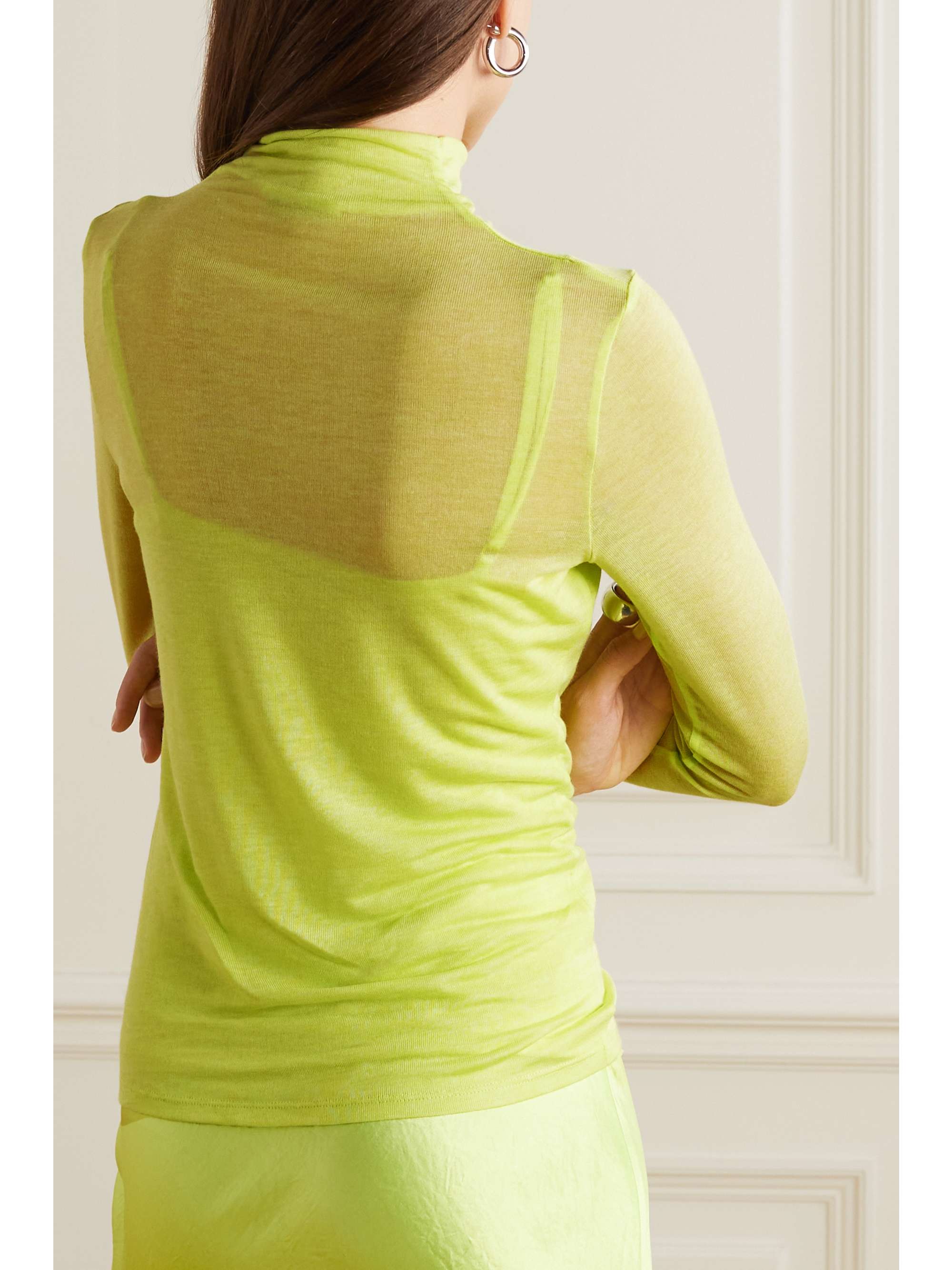 VINCE Layered Lyocell-blend top