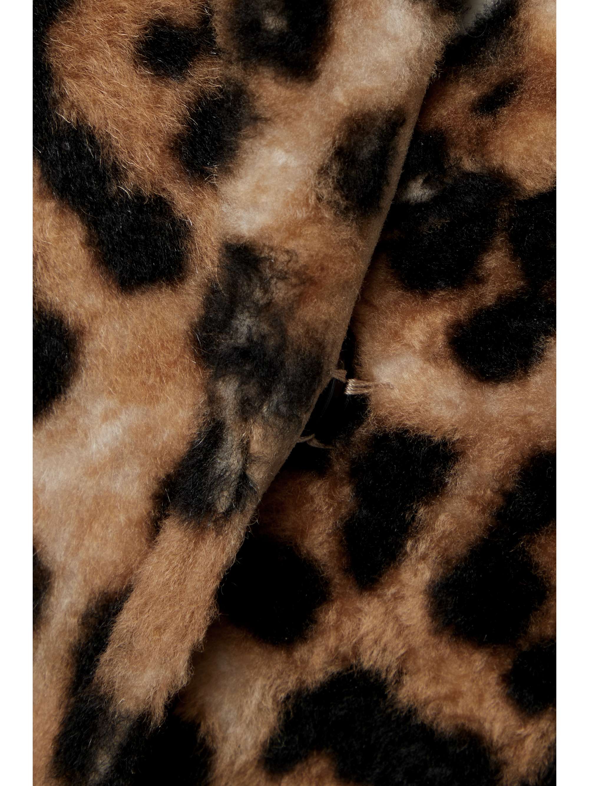 YVES SALOMON Reversible belted leopard-print shearling coat