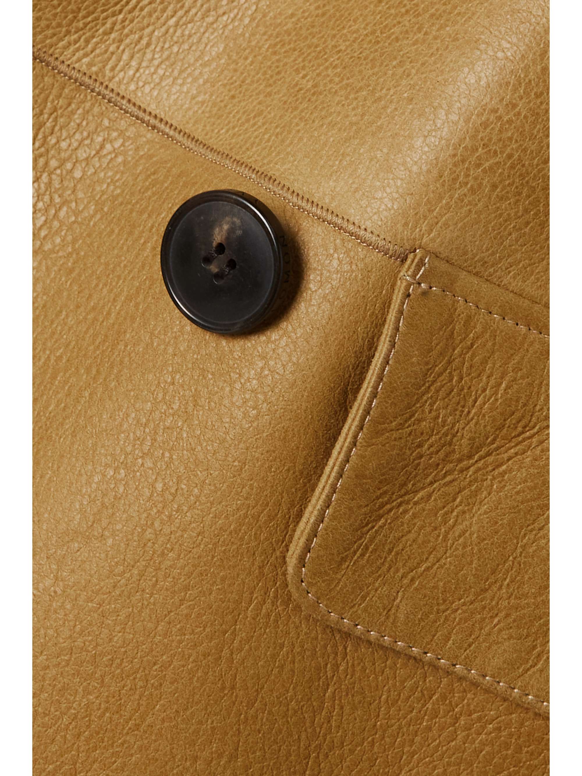 YVES SALOMON Double-breasted shearling coat