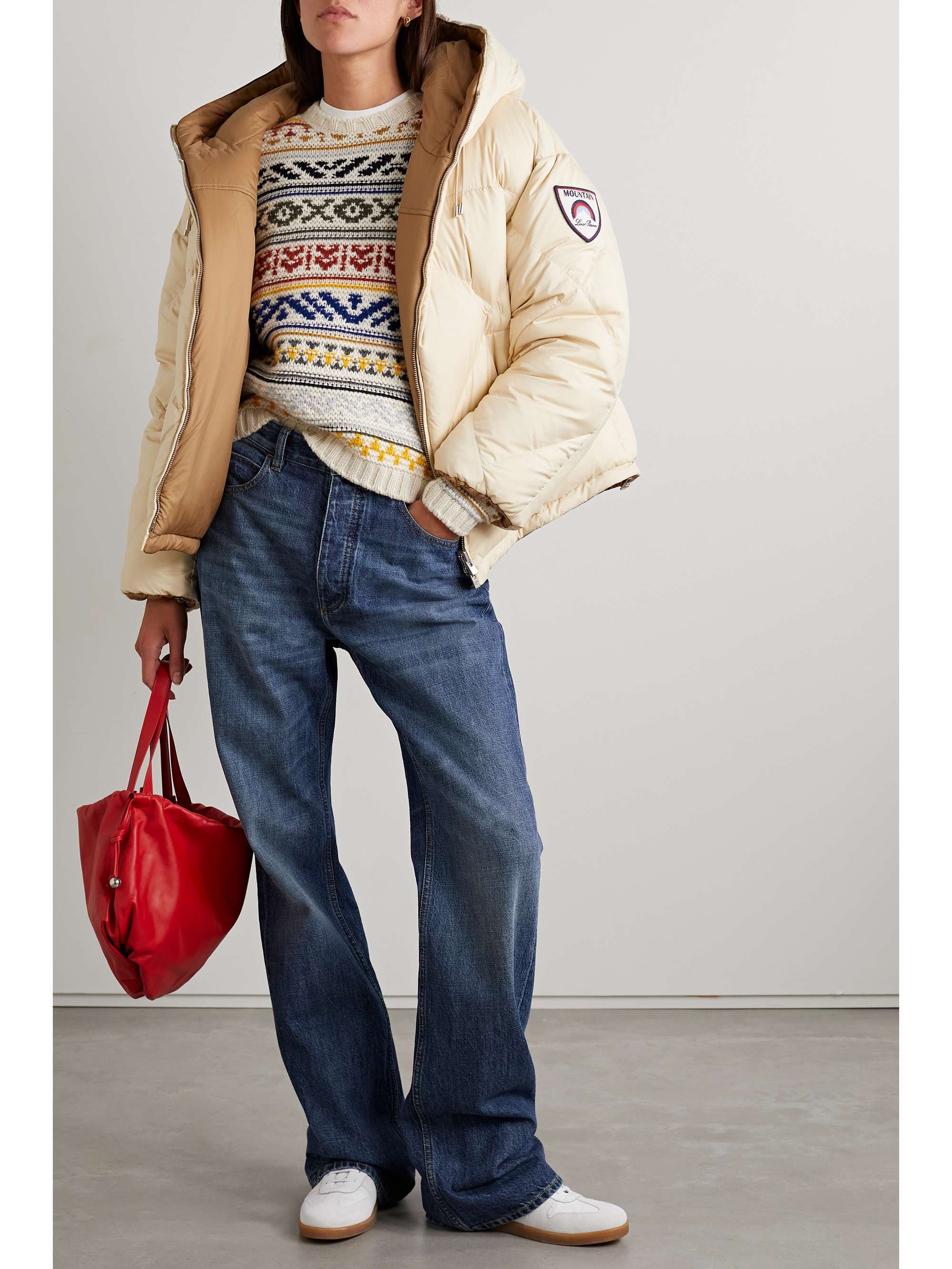Timmy hooded reversible shell down jacket