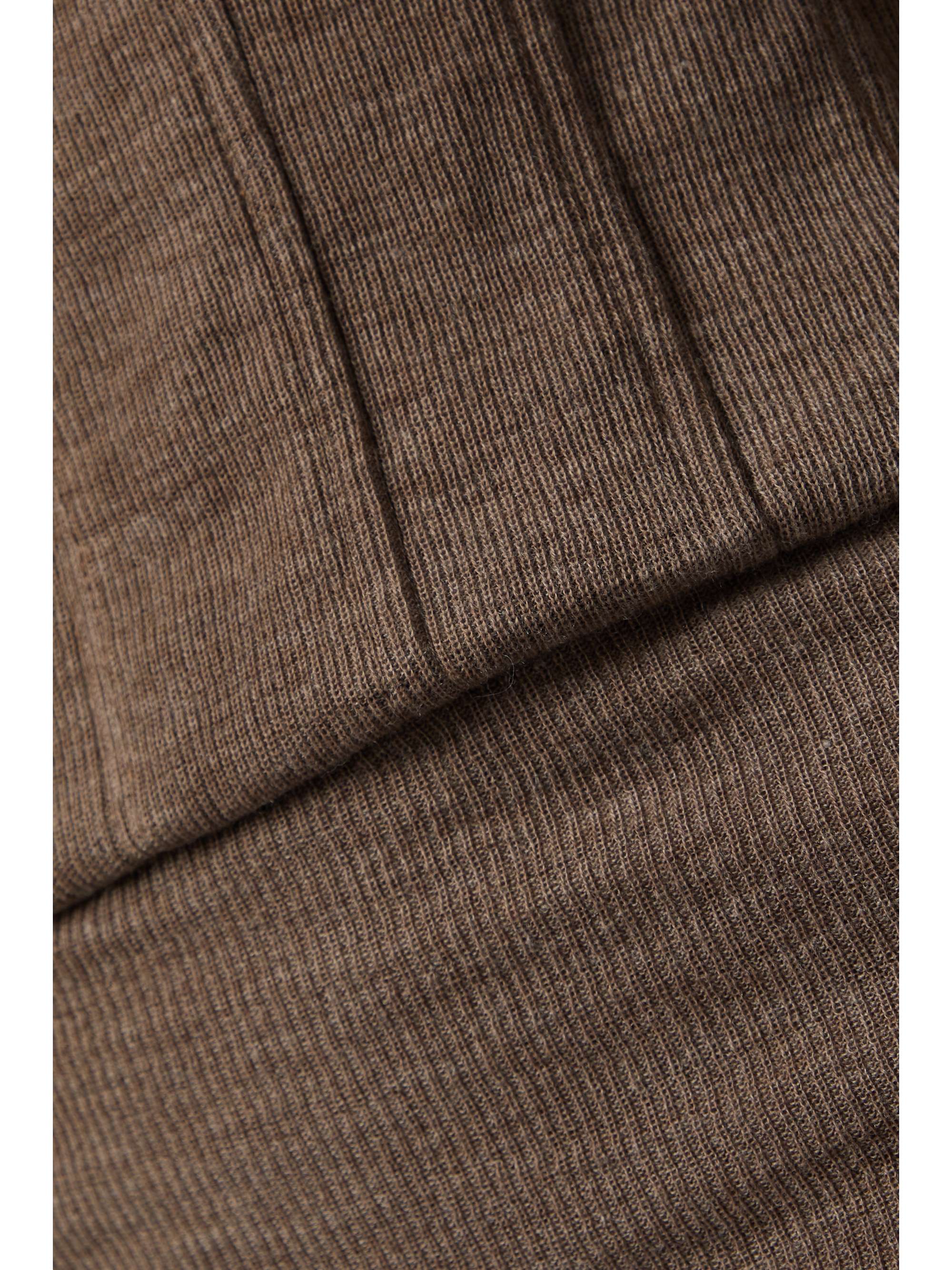 LAQUAN SMITH Ruched wool mini dress