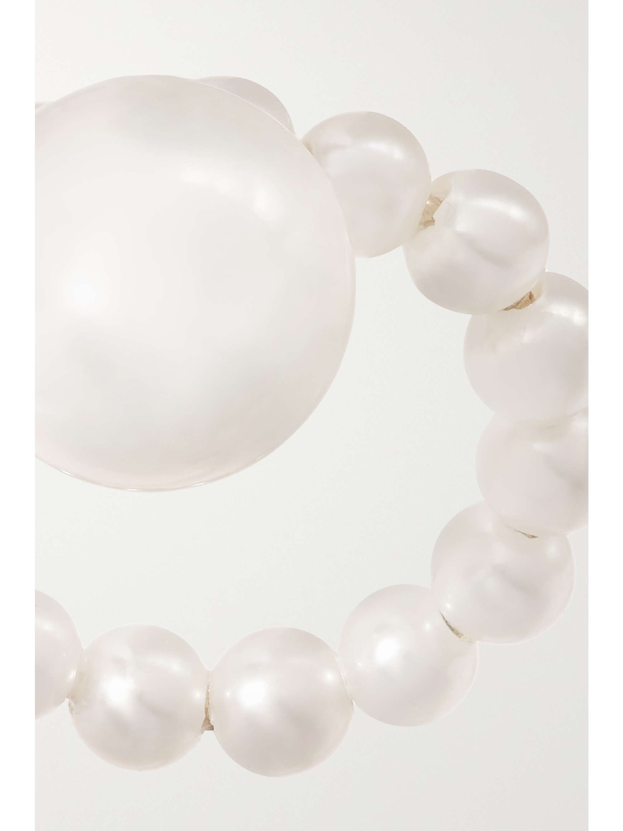 SOPHIE BILLE BRAHE Lien de Perles 14-karat gold pearl single earring