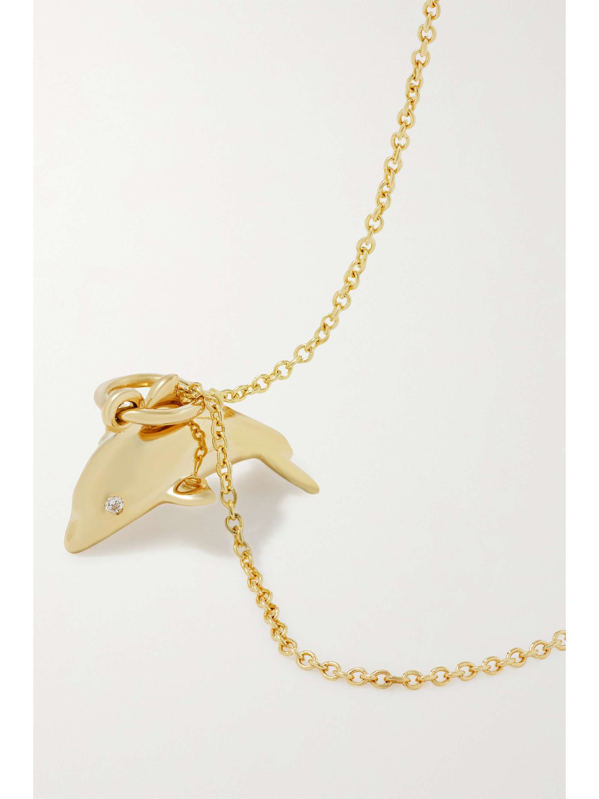 Gold Dauphin 18-karat gold diamond 