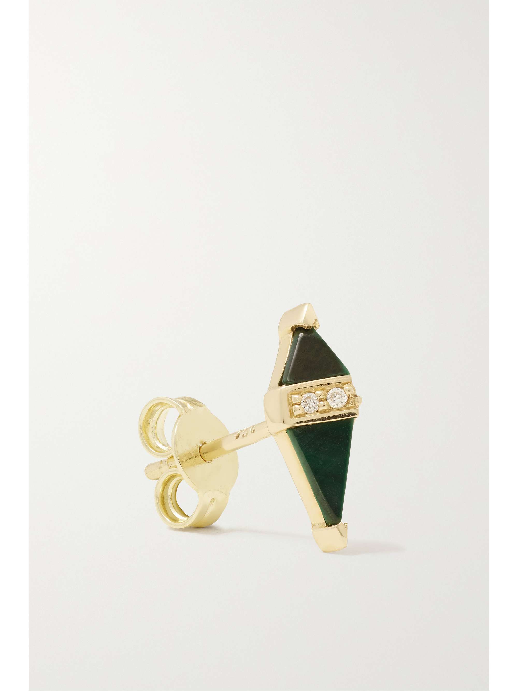 SORELLINA Pietra 18-karat gold, lapis lazuli and diamond earrings