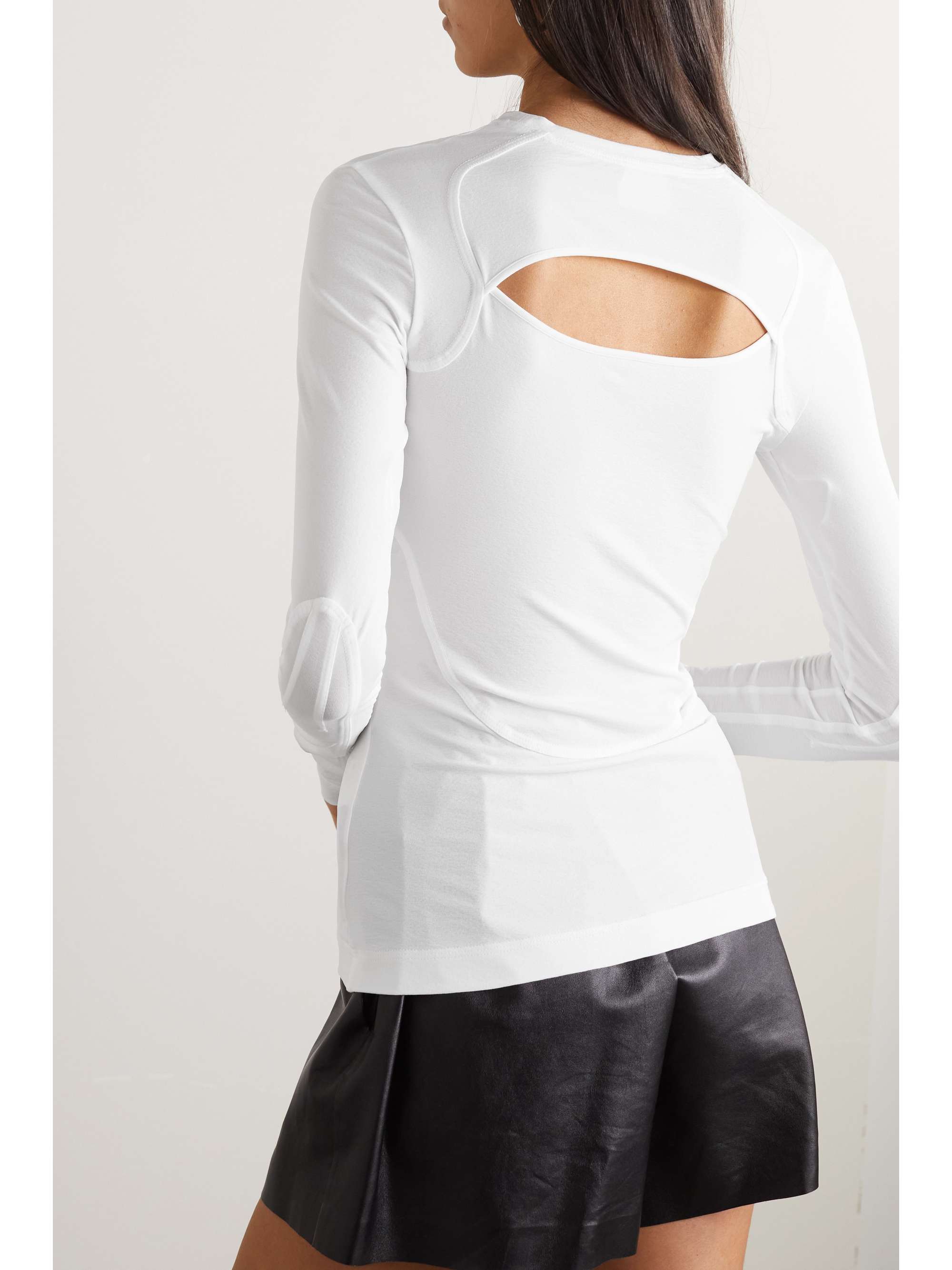 GIVENCHY Cutout stretch-jersey top