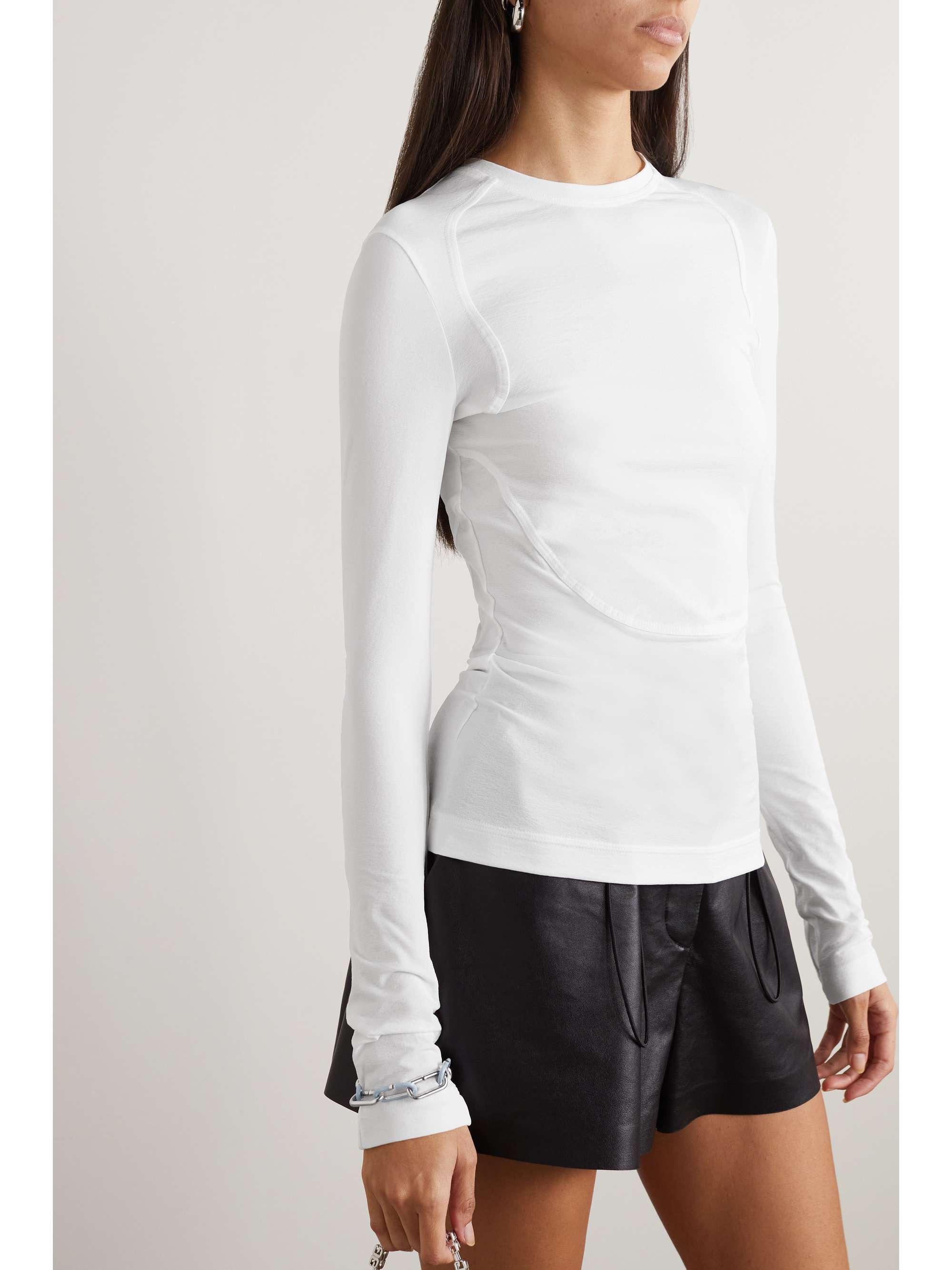 GIVENCHY Cutout stretch-jersey top