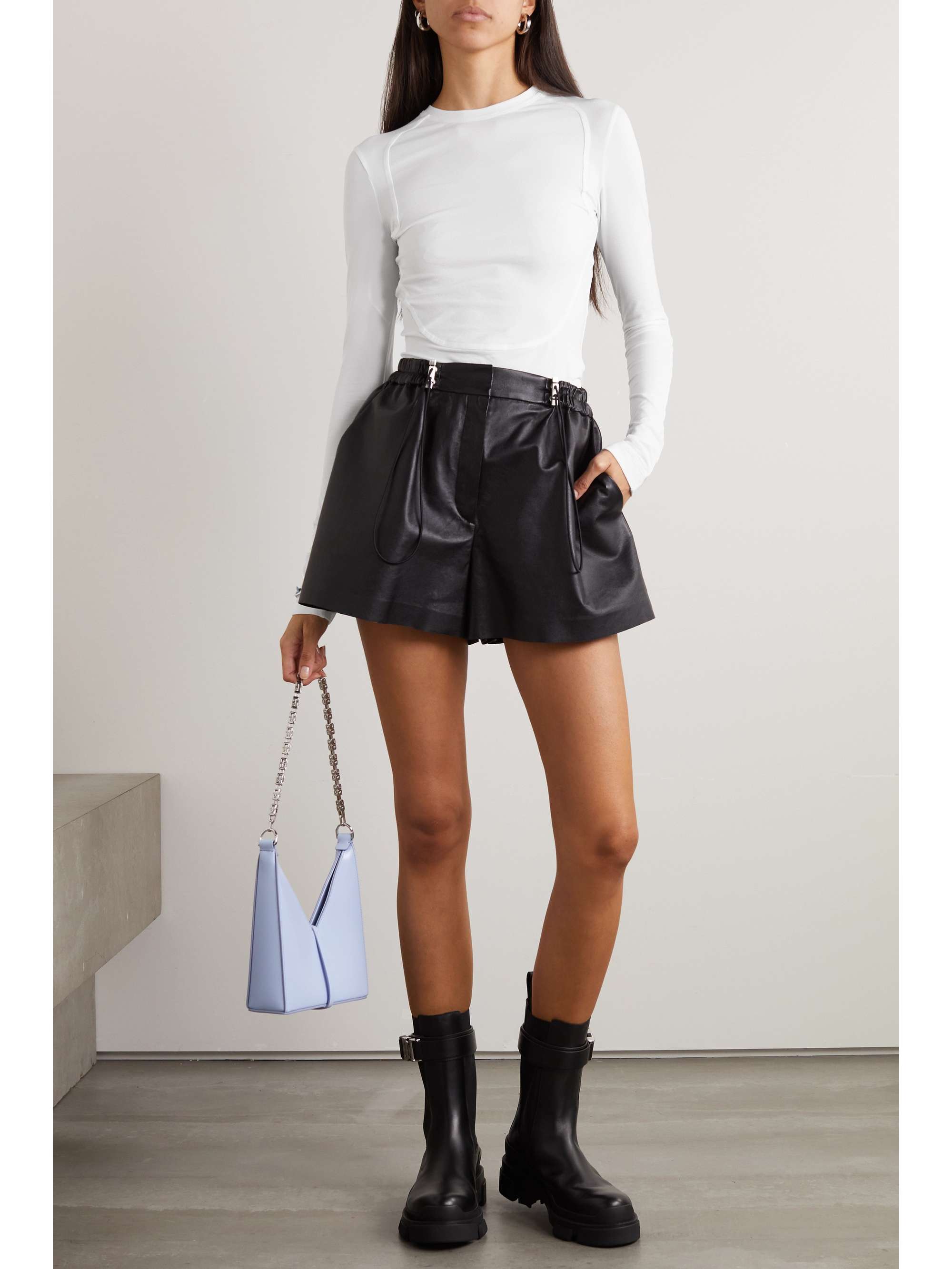 GIVENCHY Cutout stretch-jersey top
