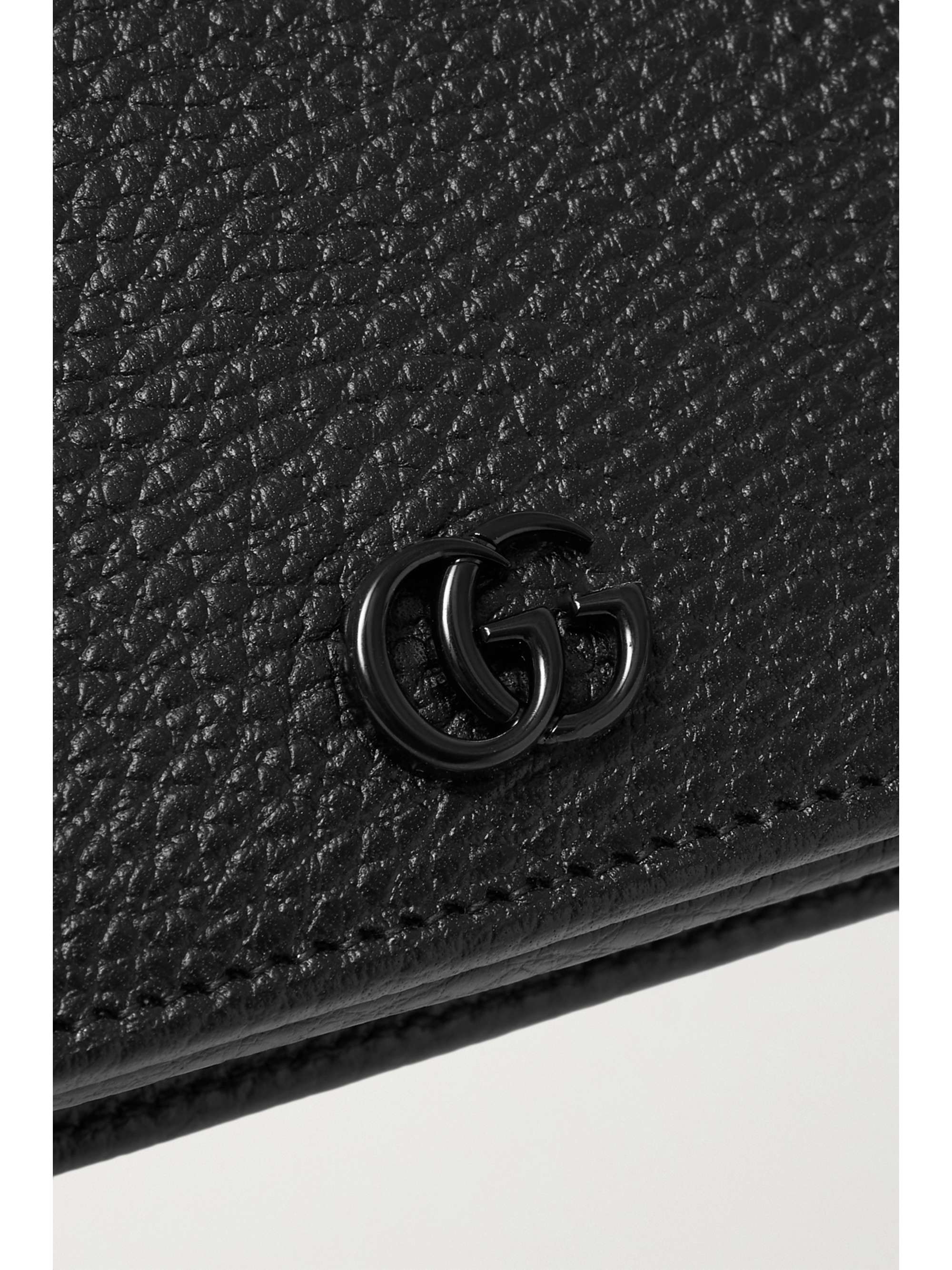 GUCCI Texturedleather shoulder bag NETAPORTER