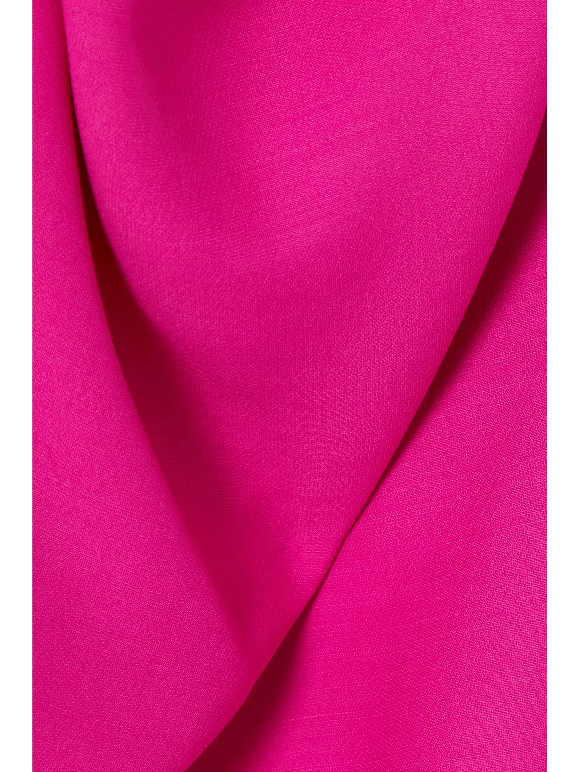 VALENTINO Off-the-shoulder wool and silk-blend crepe jumpsuit