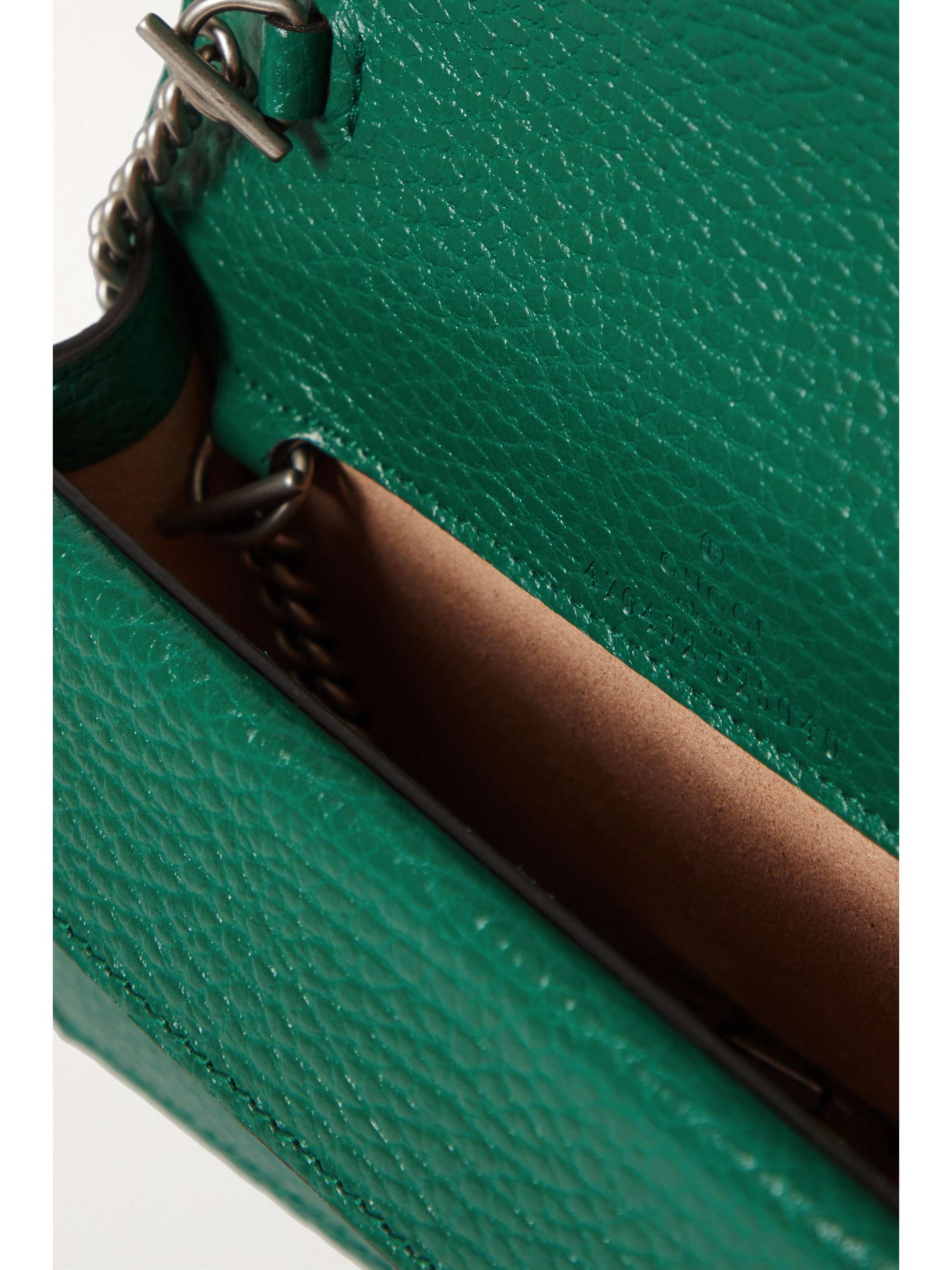 GUCCI Dionysus super mini texturedleather shoulder bag NETAPORTER