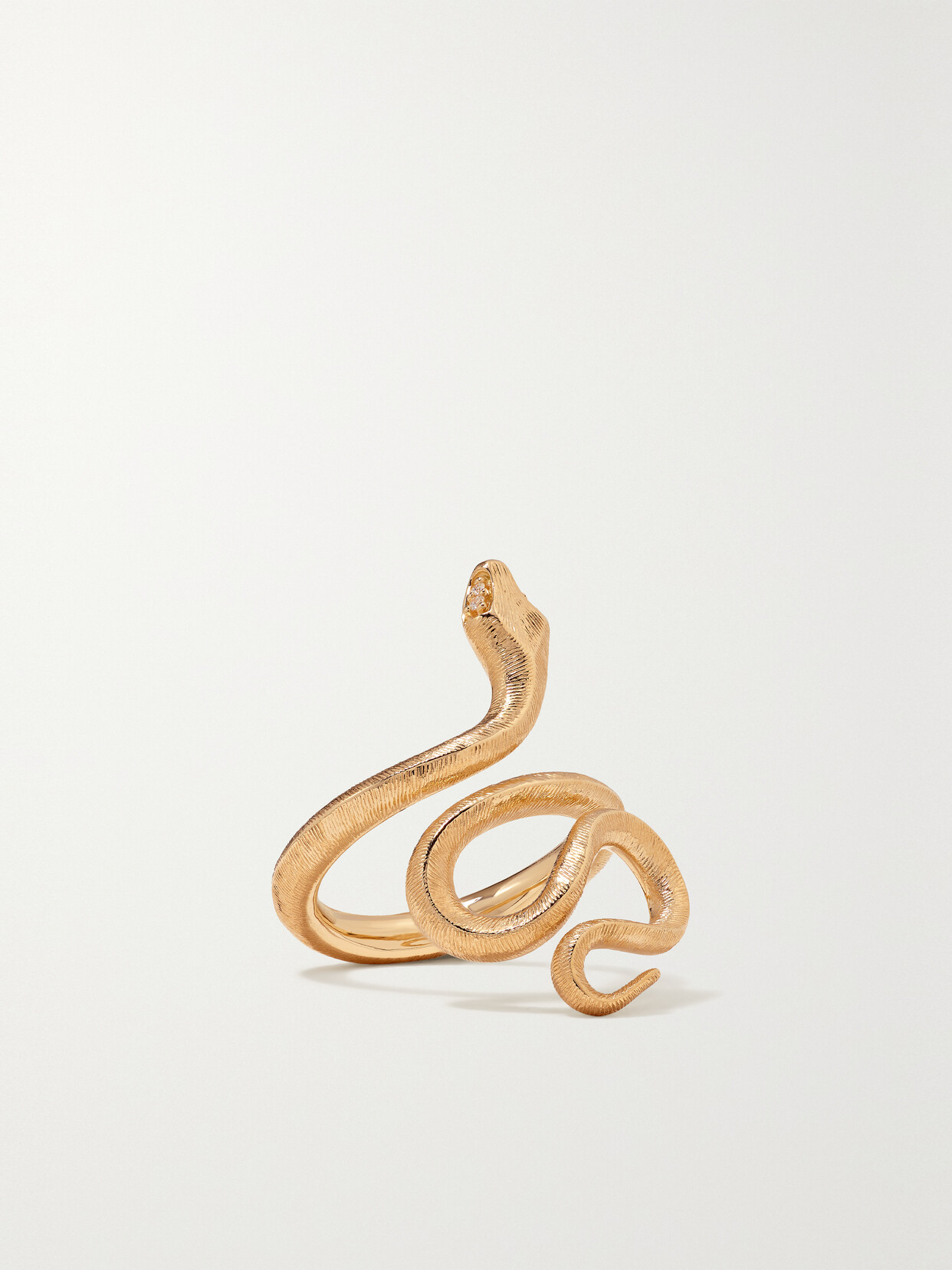 Ole Lynggaard Copenhagen Snake Medium 18-karat Gold Diamond Ring