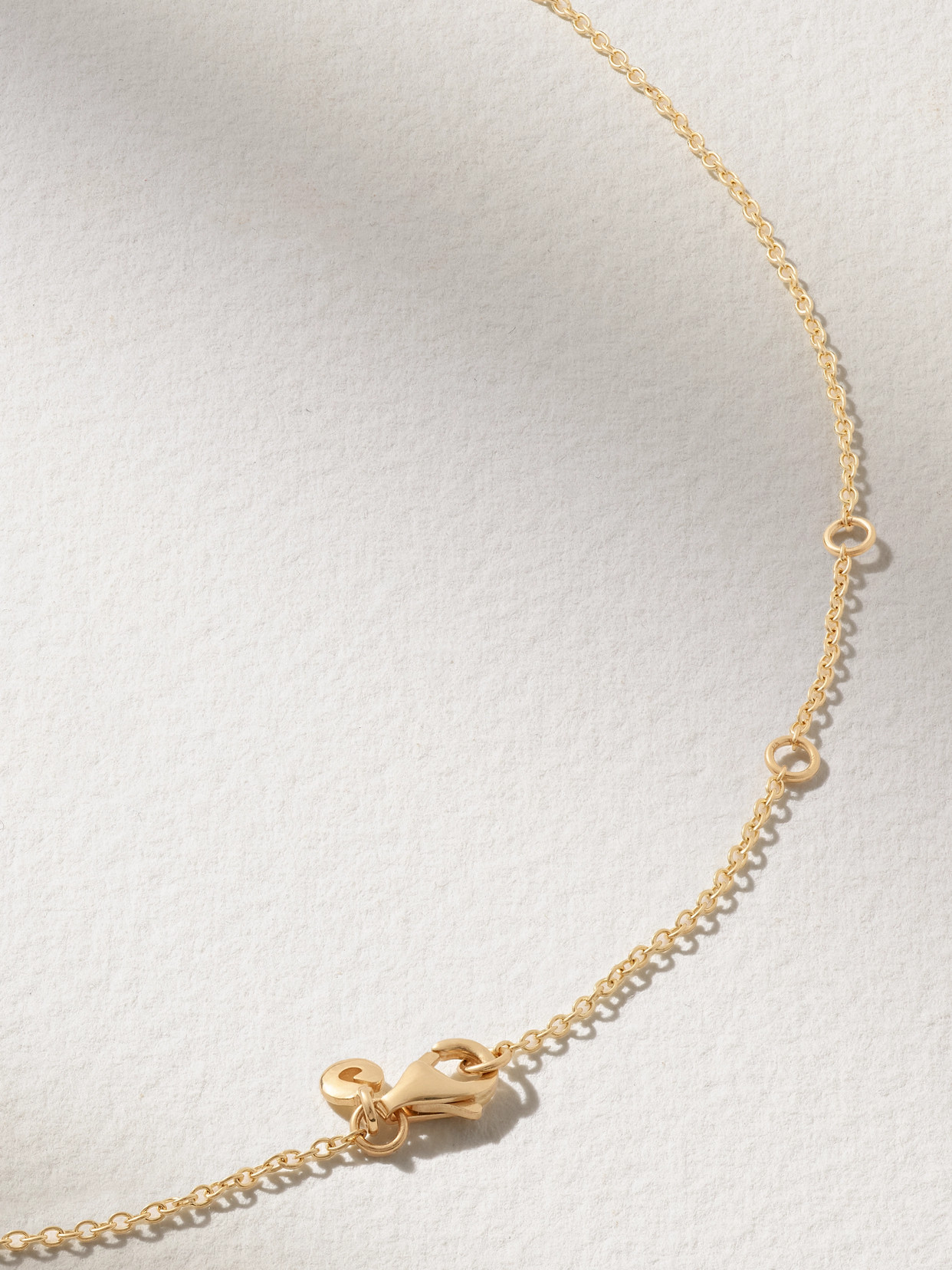 Ole Lynggaard Copenhagen Elephant 18-karat Gold Diamond Necklace In Gold