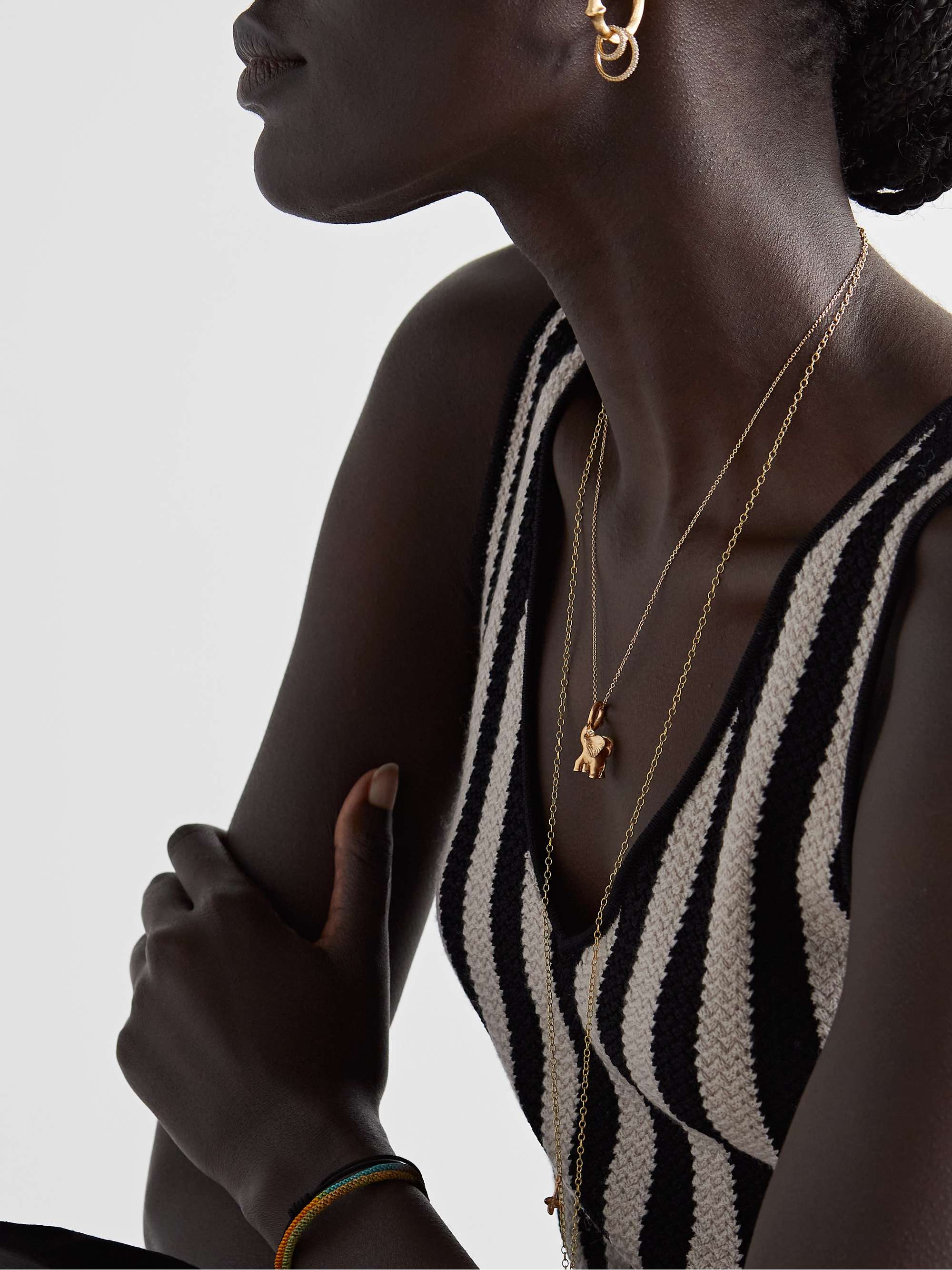 OLE LYNGGAARD COPENHAGEN My Little World 18-karat gold diamond necklace