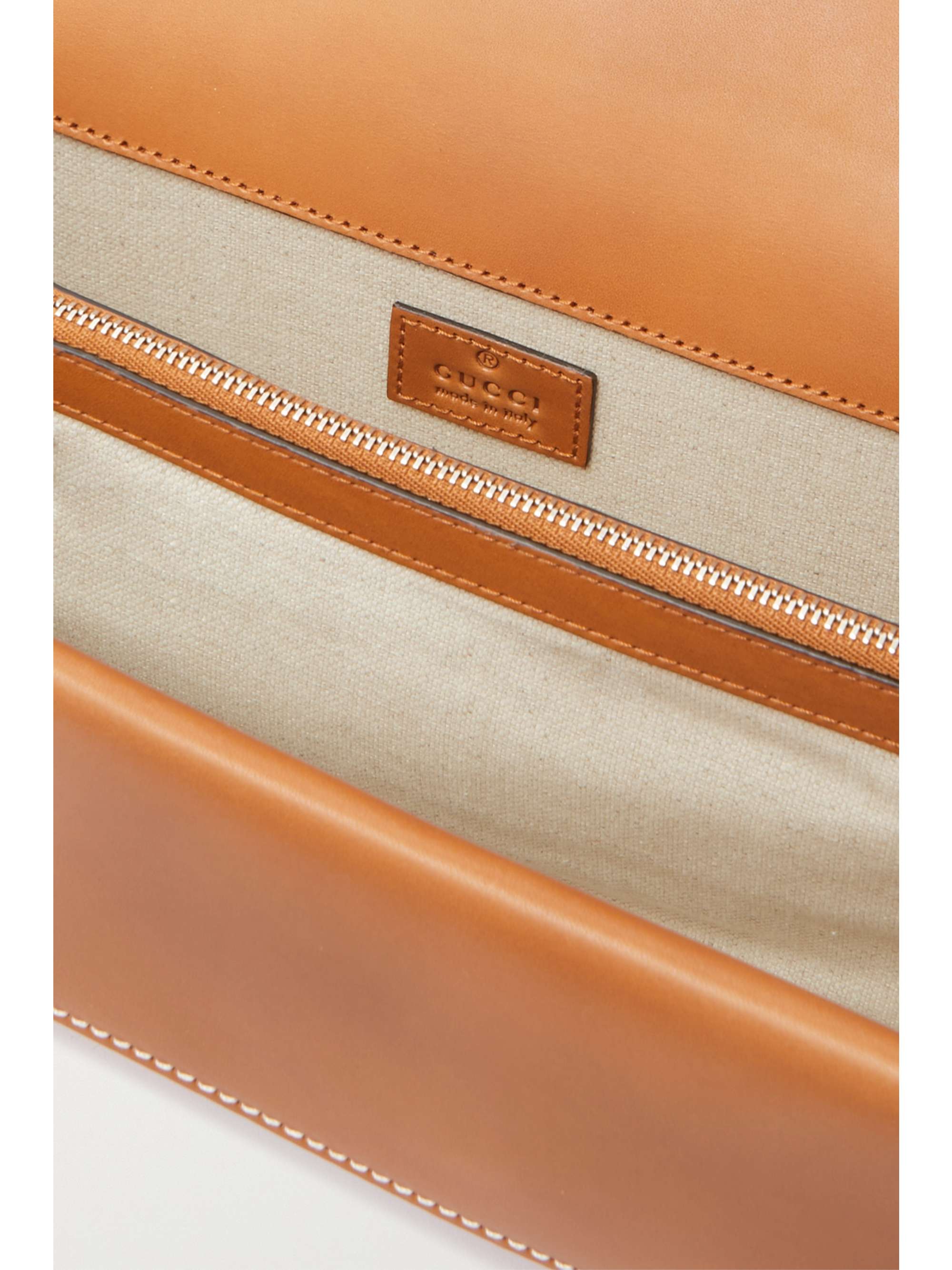 GUCCI Dionysus embellished leather shoulder bag