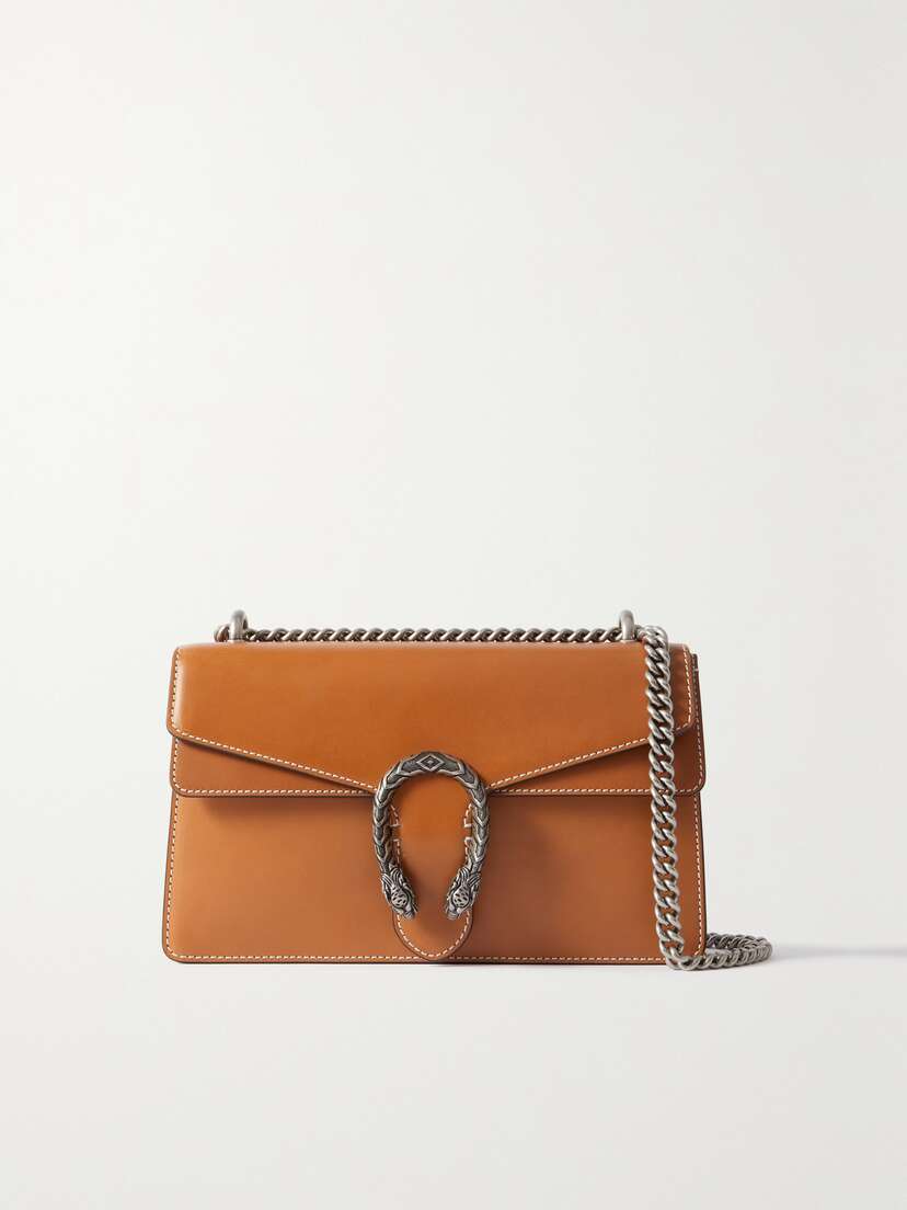 Gucci Dionysus Embellished Leather Shoulder Bag