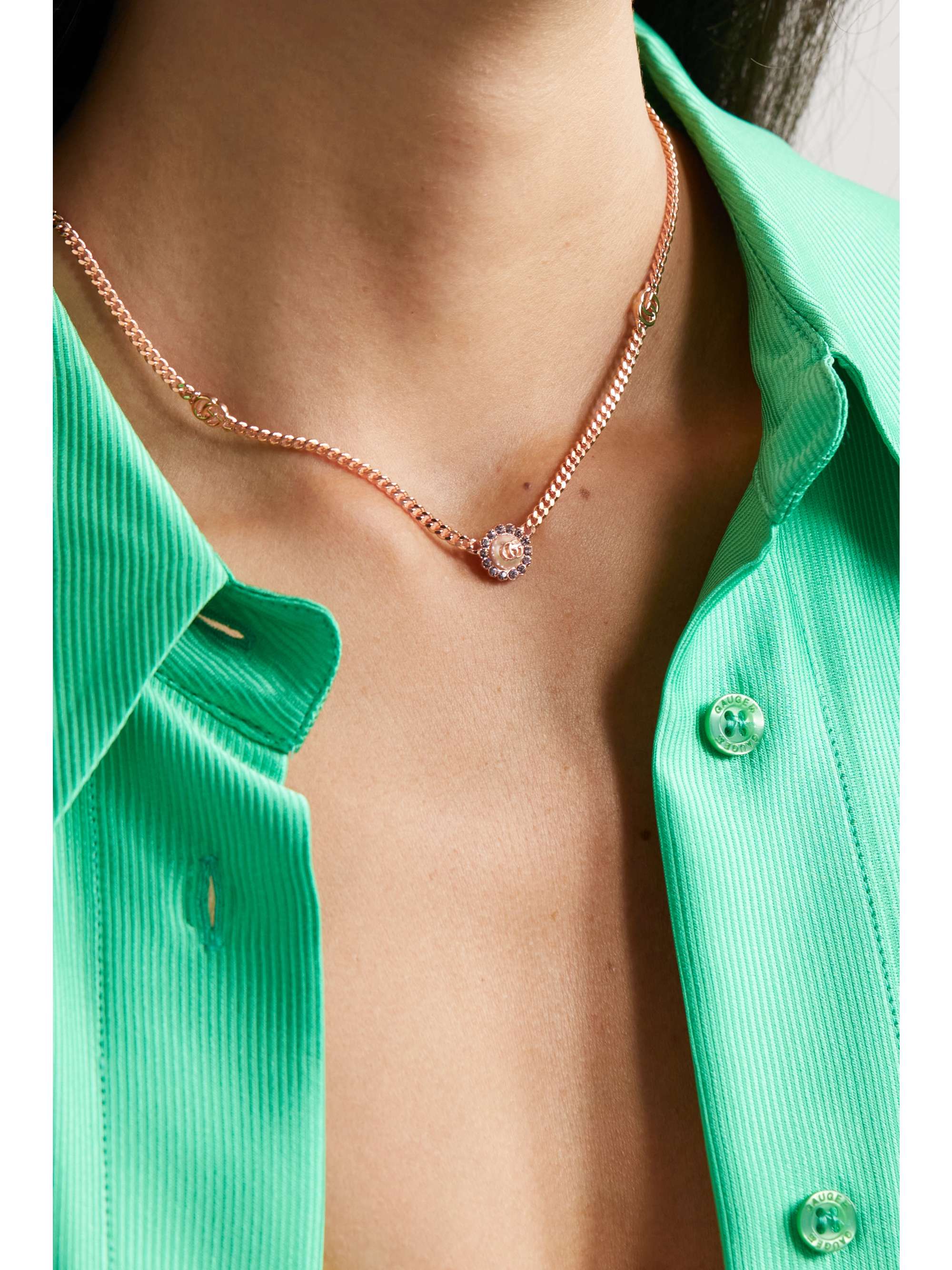 faux pearl necklace | GUCCI 