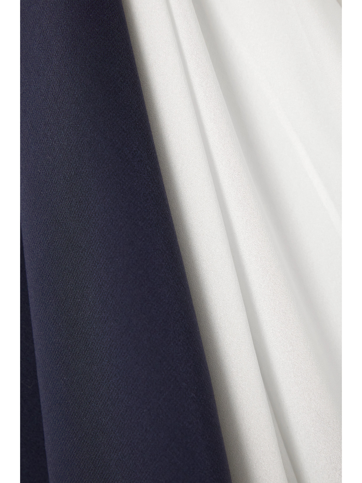 Loewe Draped Silk Peplum Belt In Blue