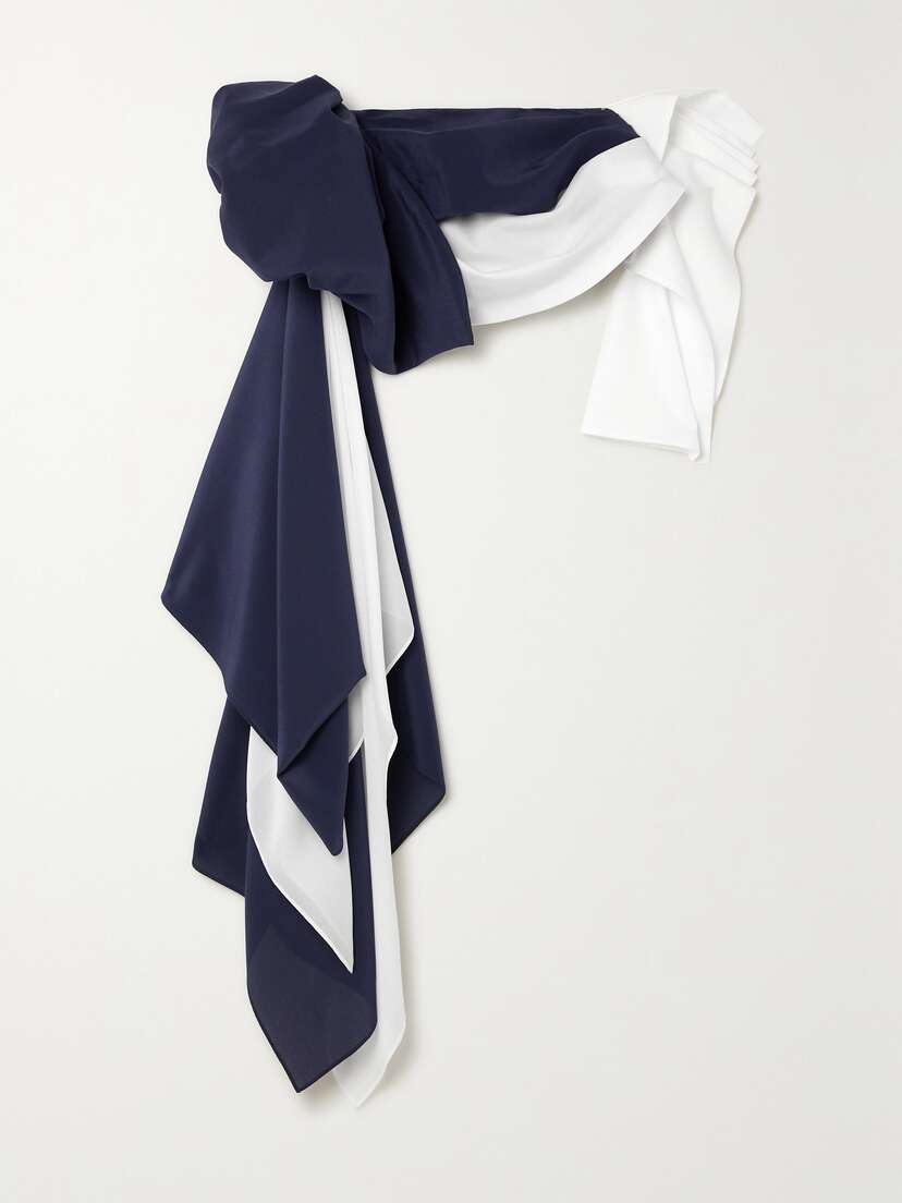 Loewe — Draped silk waist belt