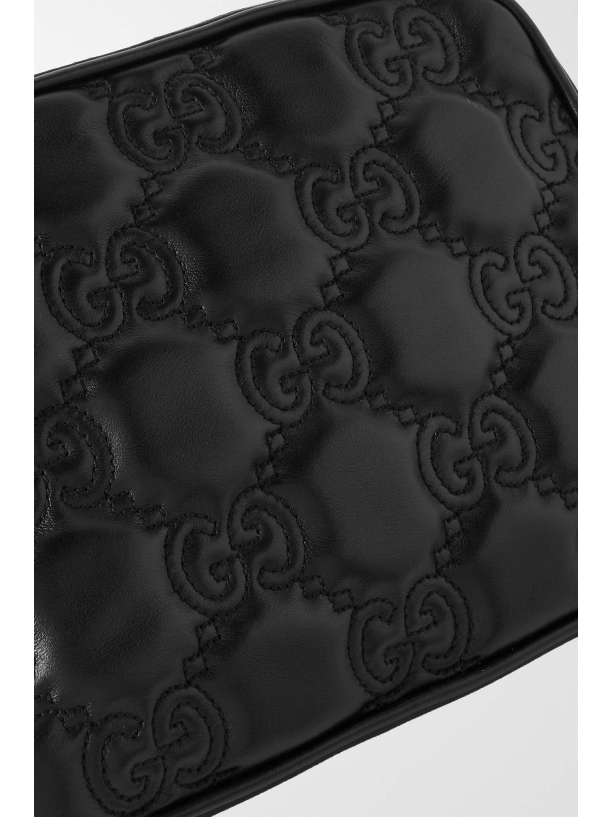 GUCCI GG matelassé leather shoulder bag NETAPORTER