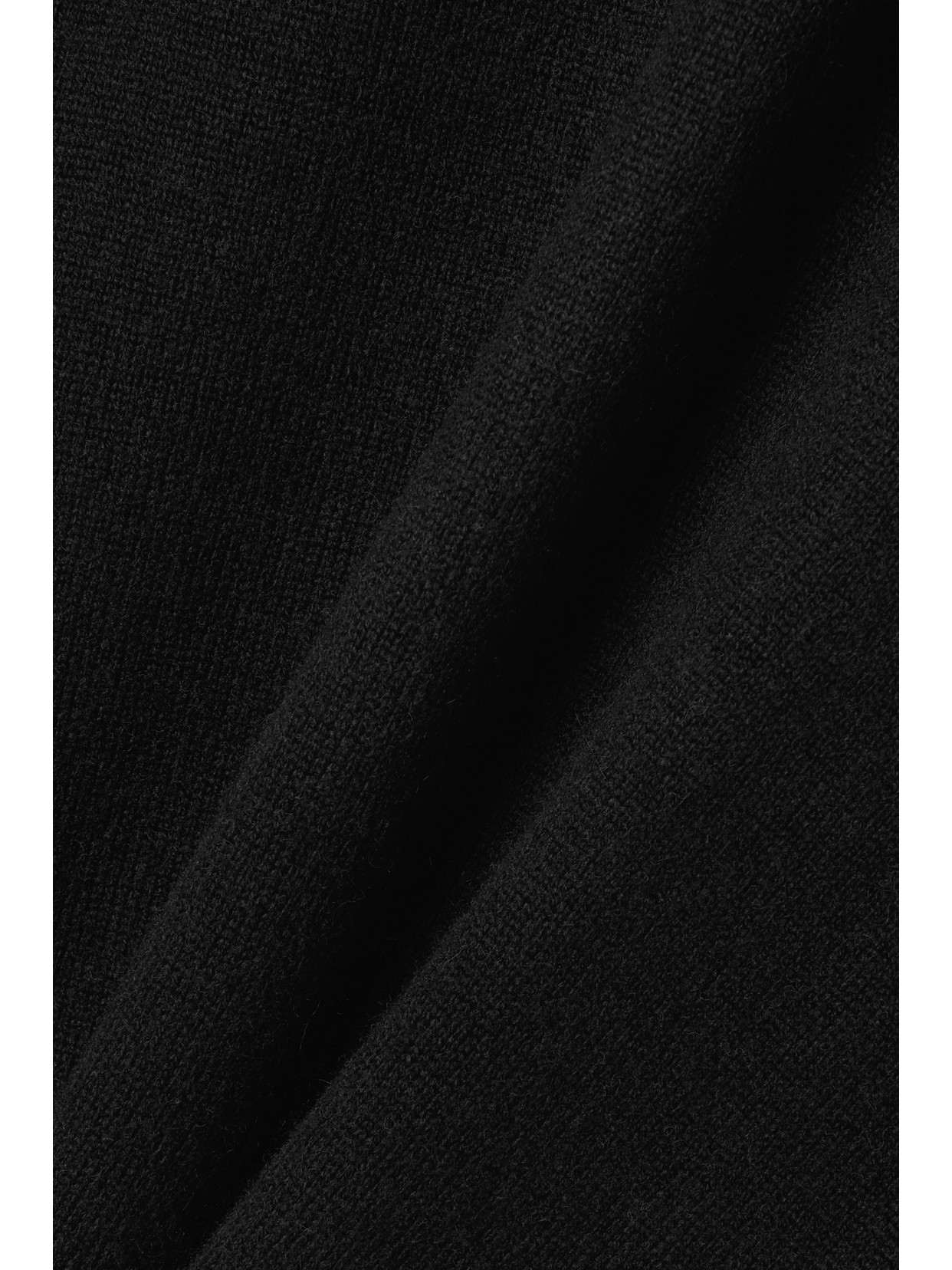 ALLUDE WOOL AND CASHMERE-BLEND TURTLENECK MIDI DRESS