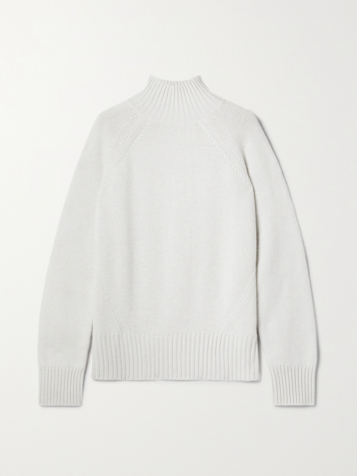 Allude Wool And Cashmere-blend Sweater In Gray