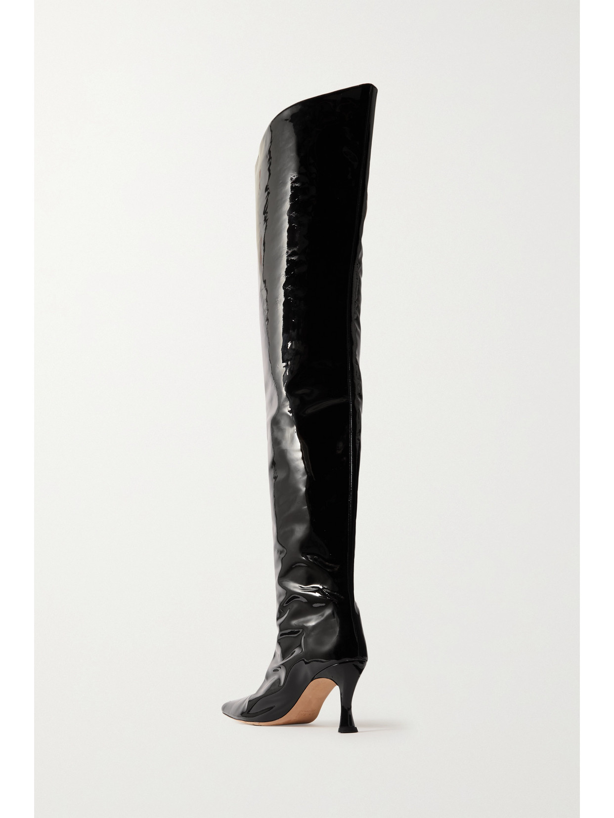 Stevie Patent-Leather Over-The-Knee Boots