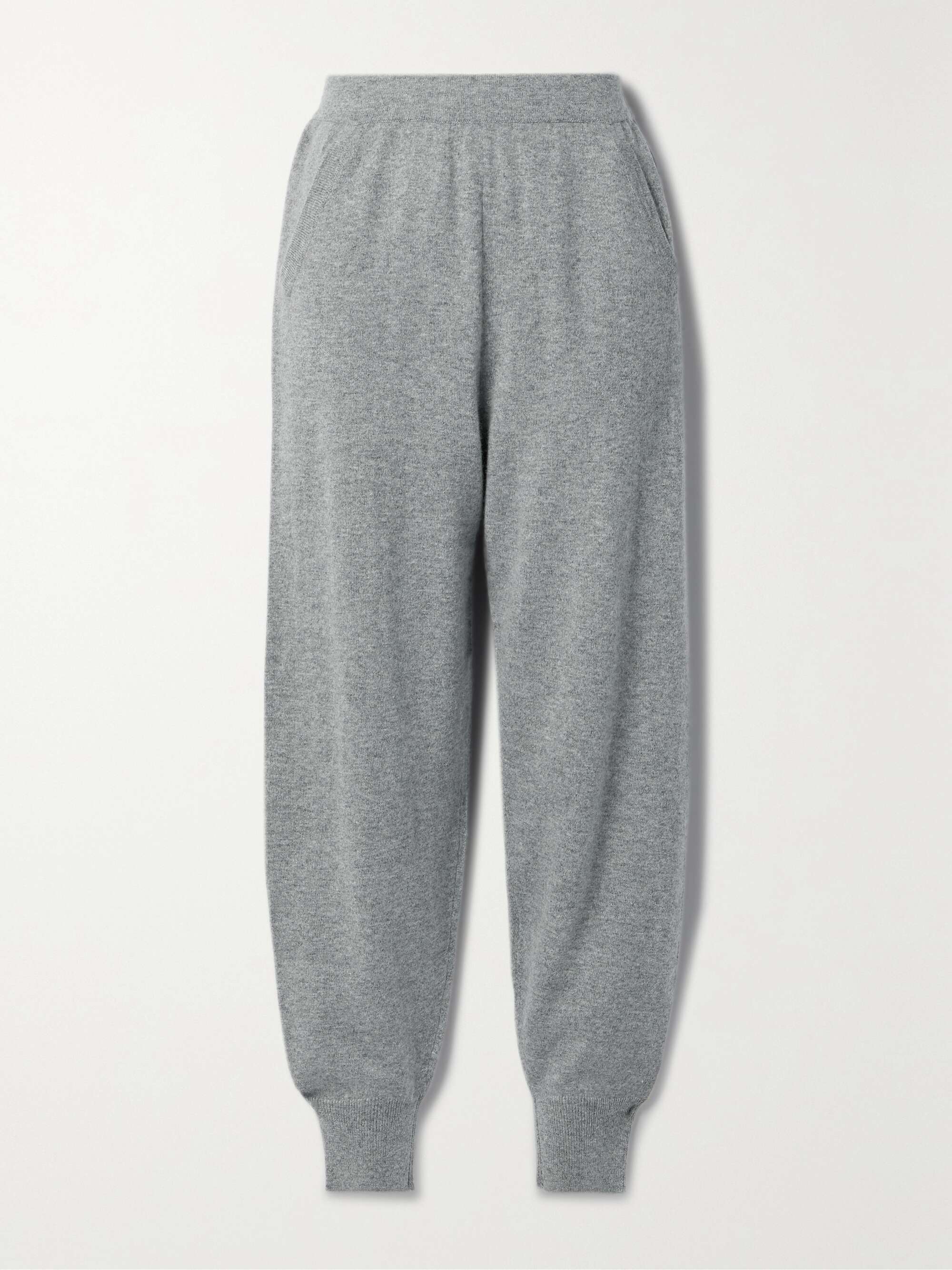 allude cashmere track pants