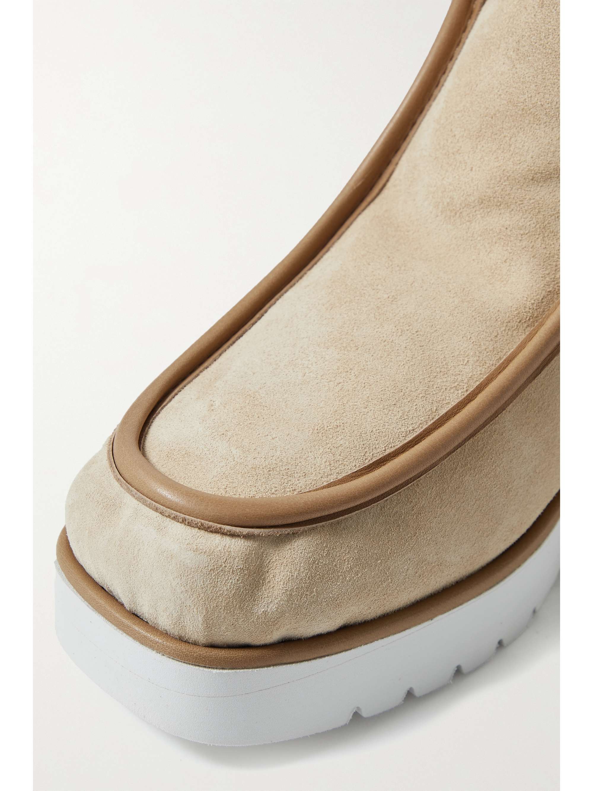 GABRIELA HEARST Tyga leather-trimmed suede ankle boots