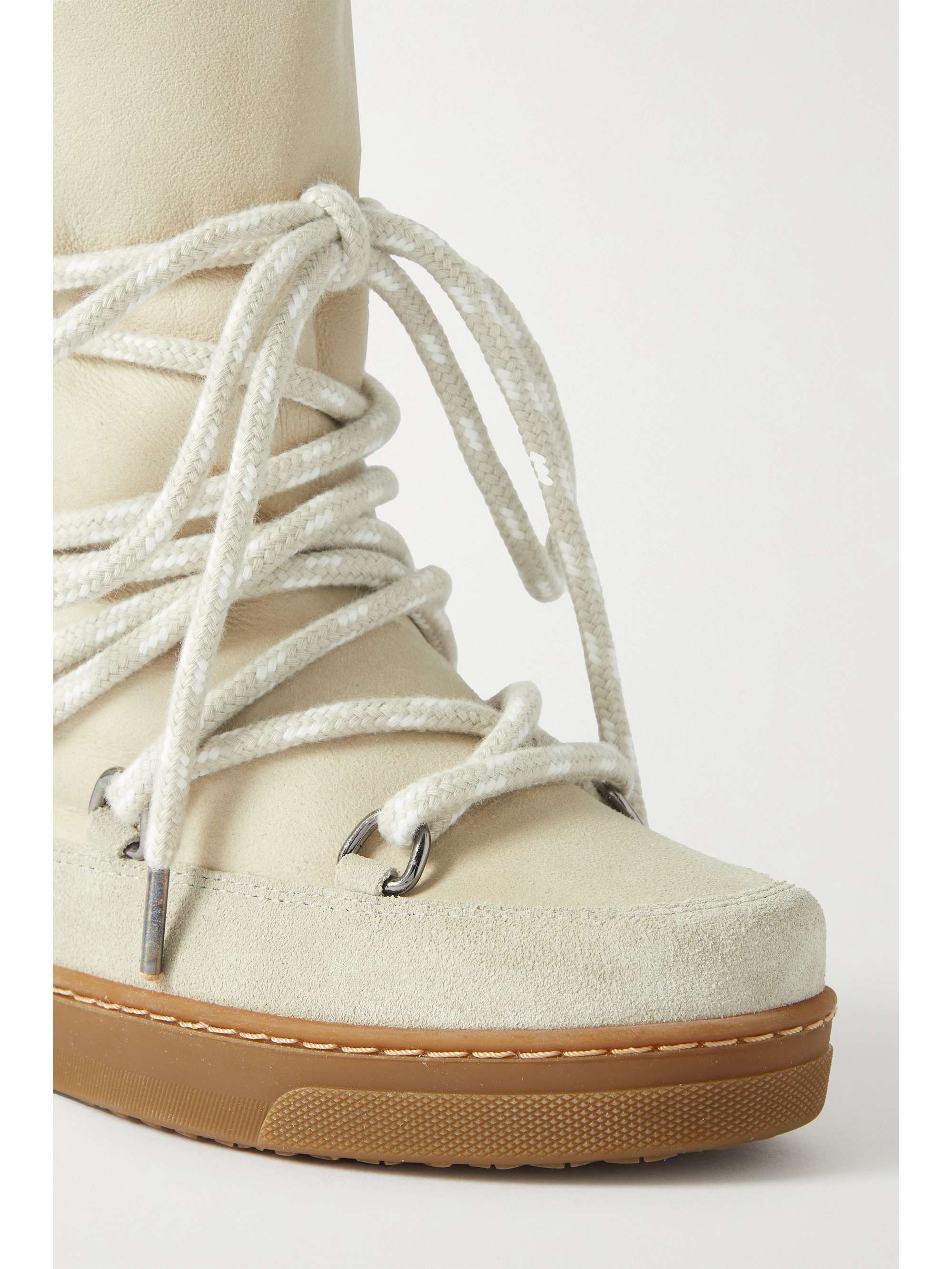 ISABEL MARANT Nowles shearling-lined suede snow boots