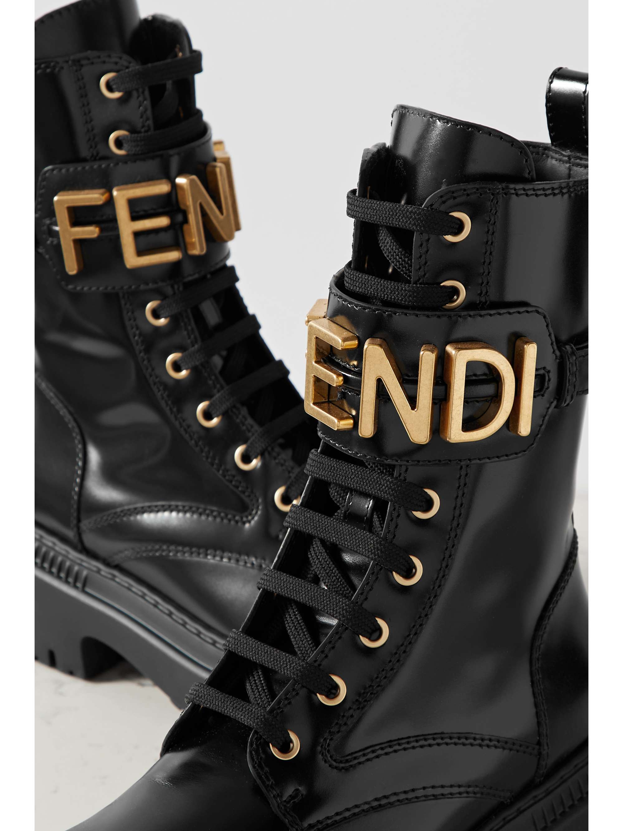fendi combat boots