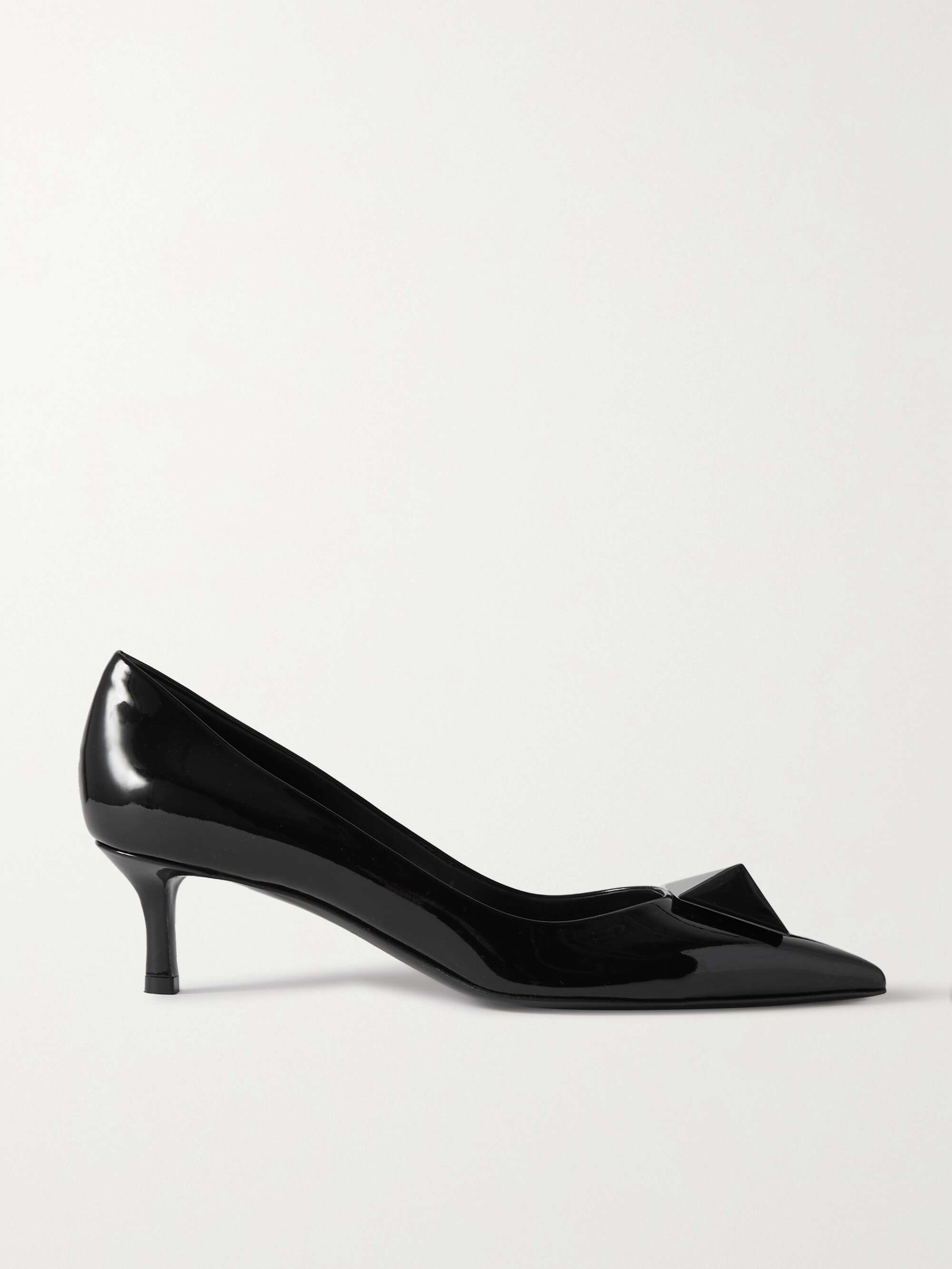 VALENTINO GARAVANI One 50 embellished patent-leather pumps |