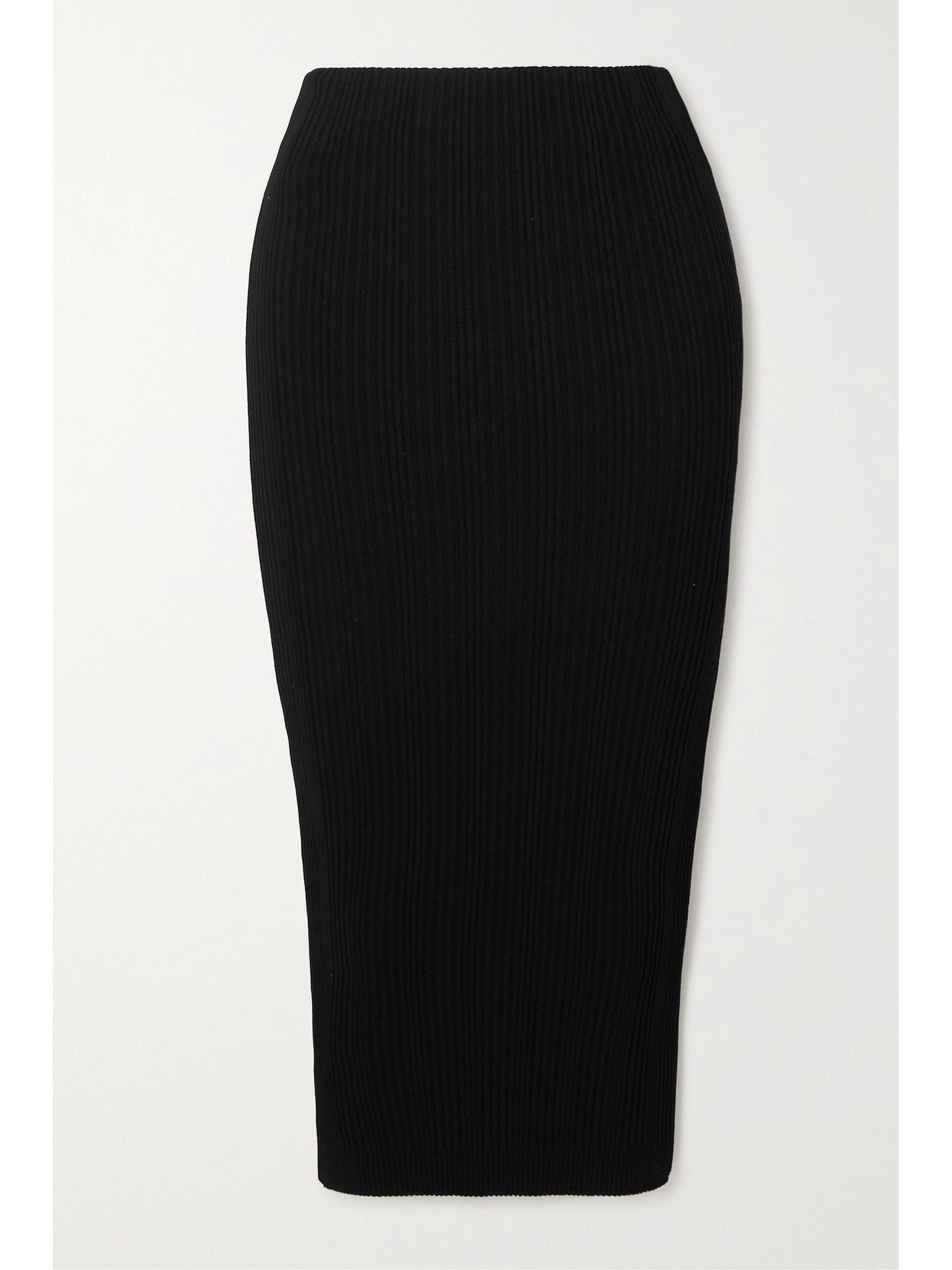 IOANNES Ribbed-knit Midi Skirt