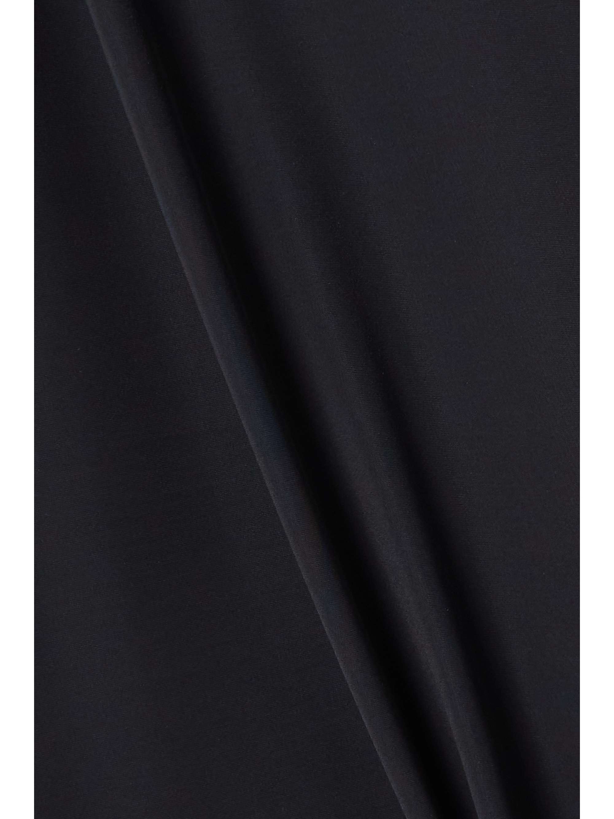 IOANNES Cutout halterneck stretch-shell midi dress